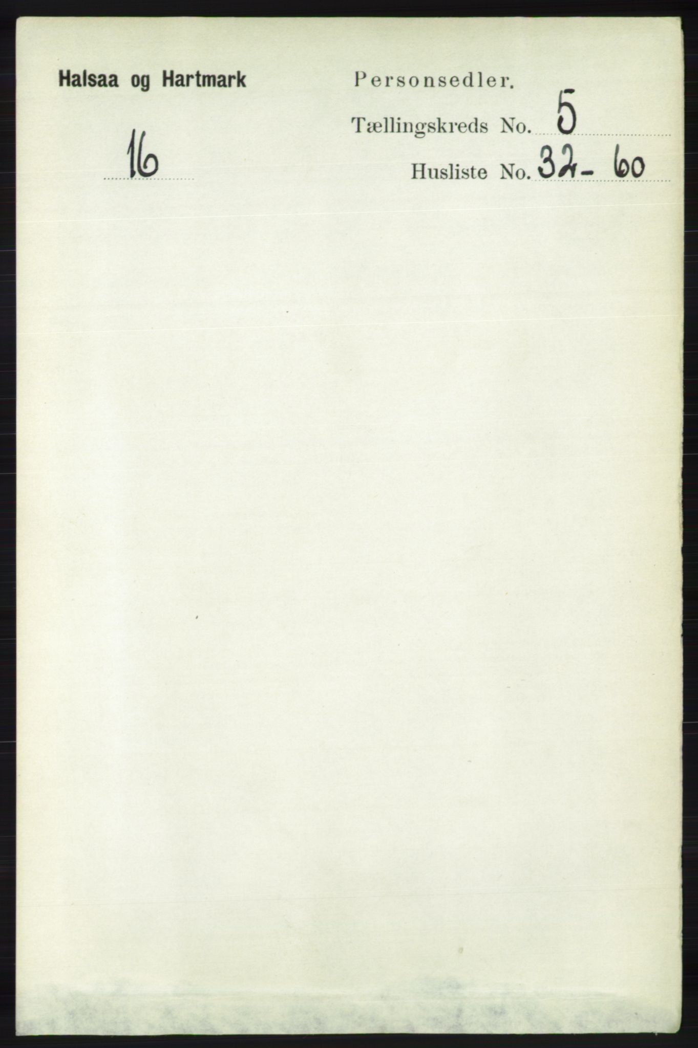 RA, 1891 census for 1019 Halse og Harkmark, 1891, p. 2179