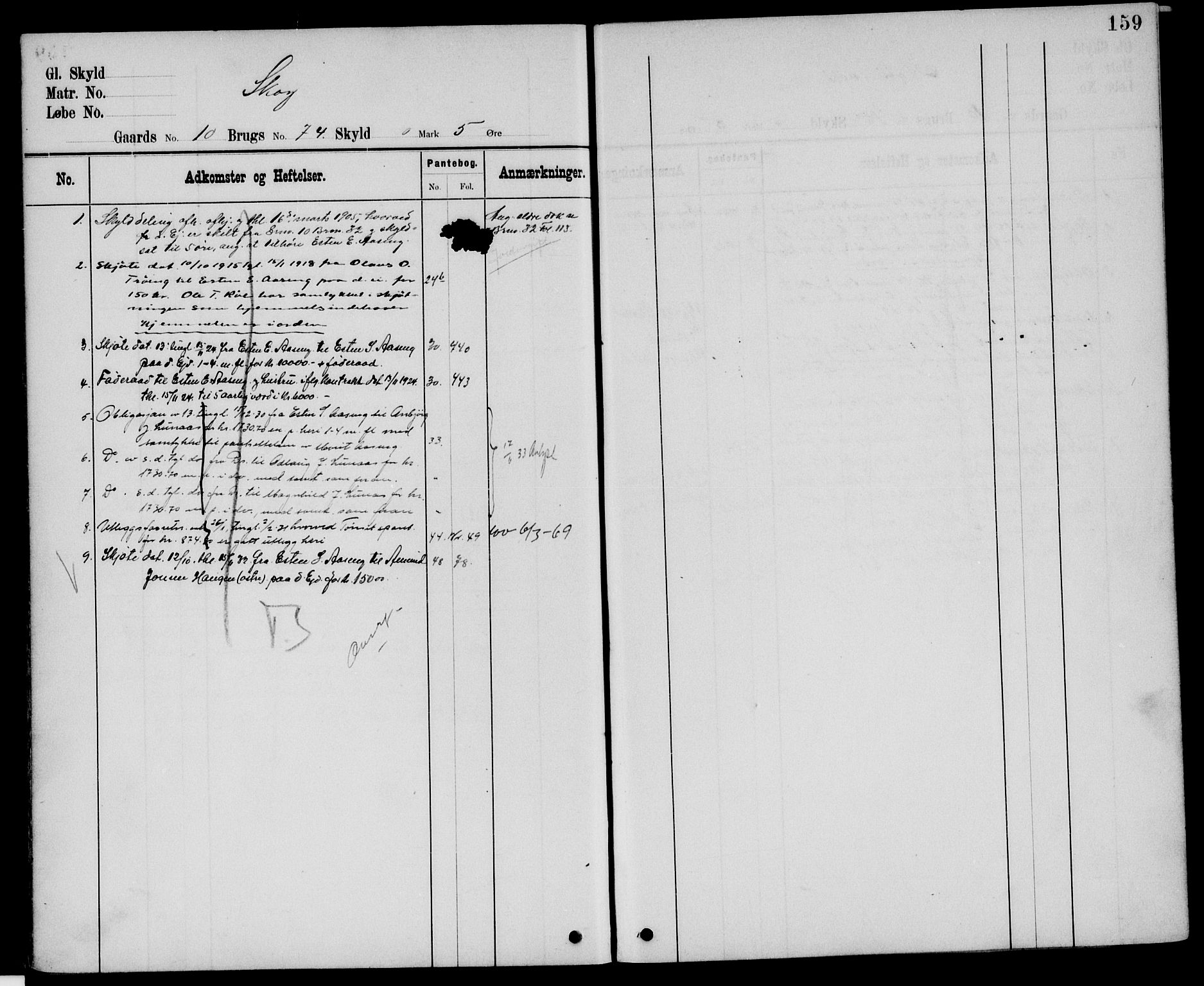 Nord-Østerdal tingrett, AV/SAH-TING-020/H/Ha/Hah/L0048: Mortgage register no. 1, 1897, p. 159