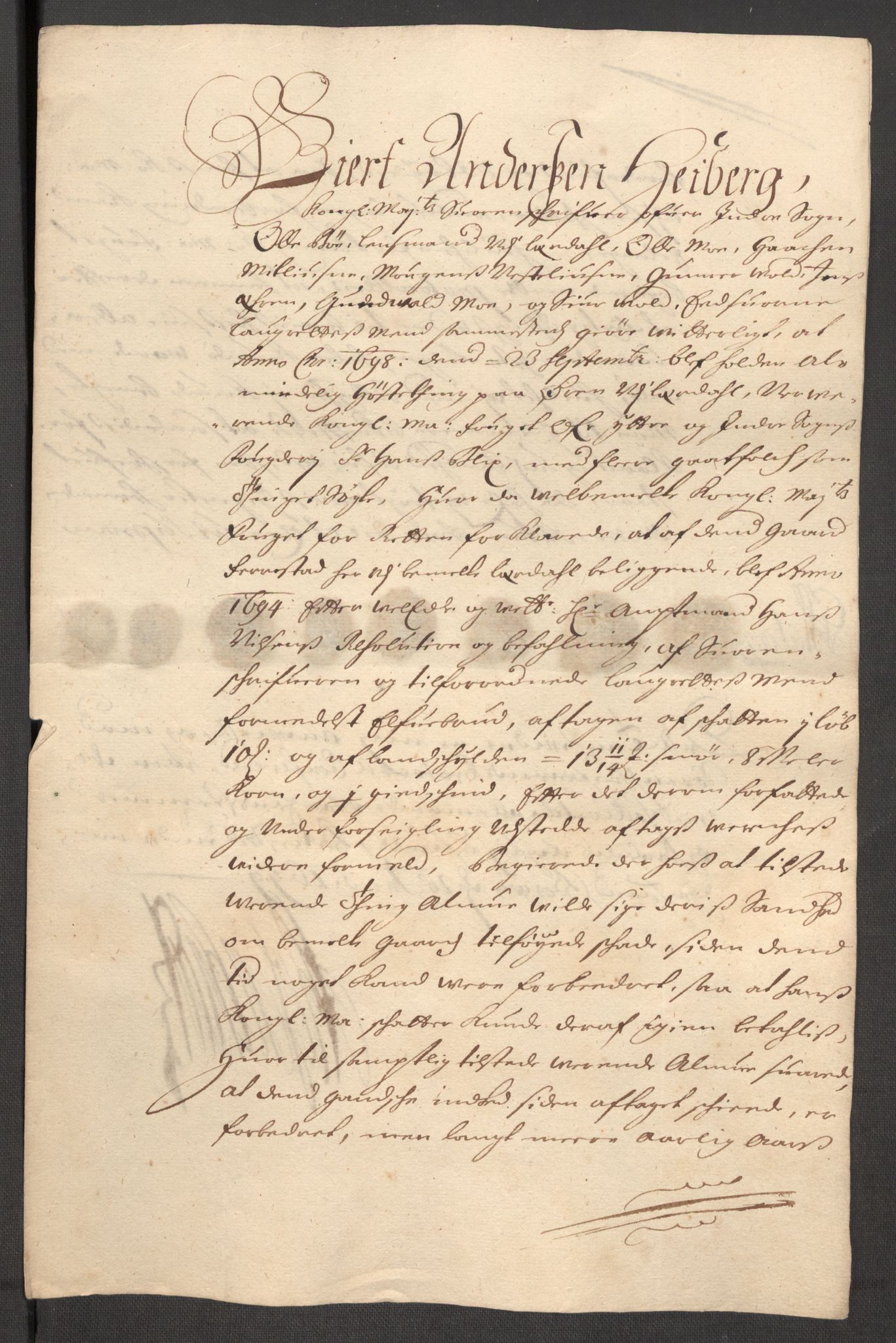 Rentekammeret inntil 1814, Reviderte regnskaper, Fogderegnskap, AV/RA-EA-4092/R52/L3310: Fogderegnskap Sogn, 1698-1699, p. 248