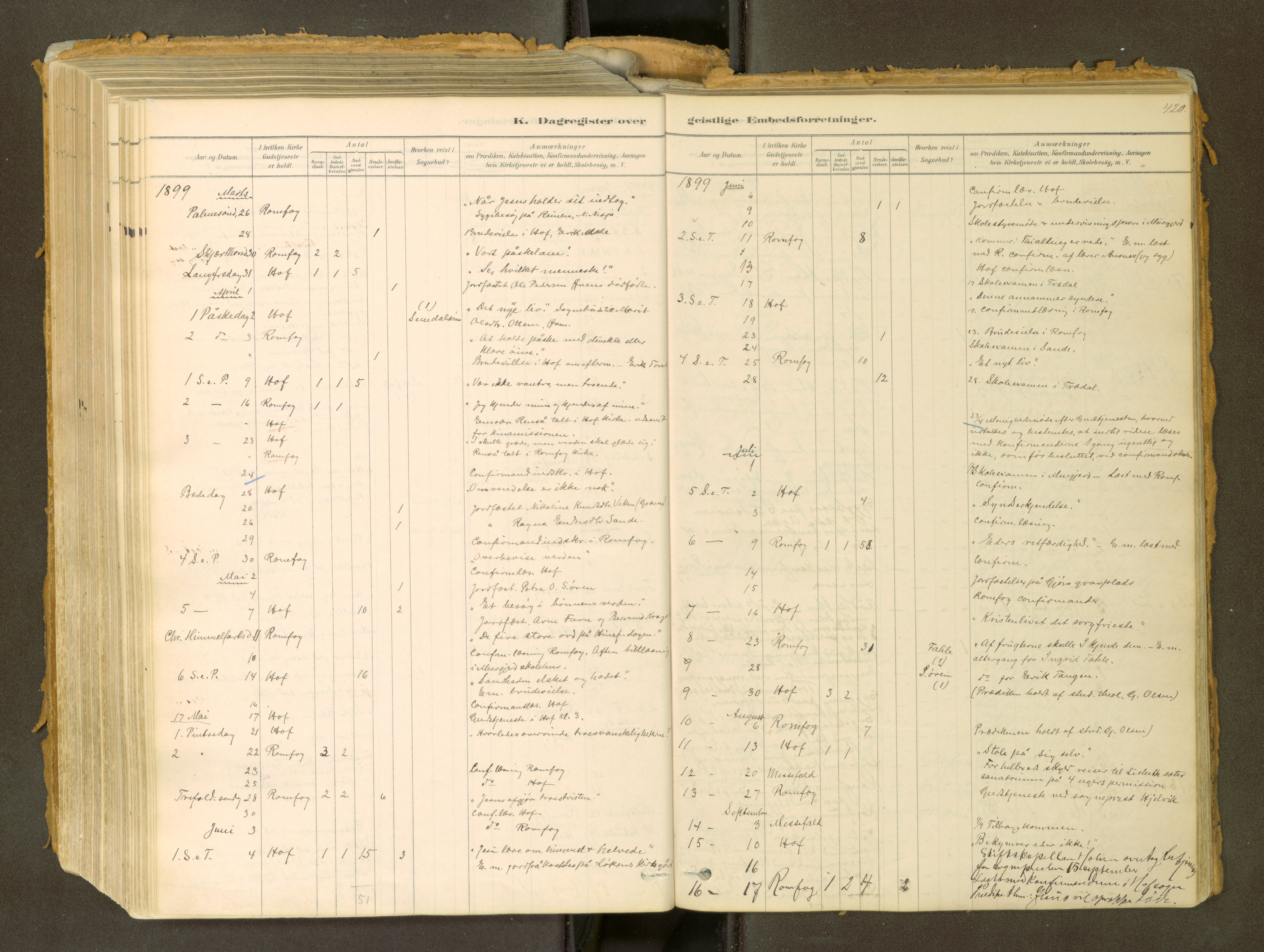 Sunndal sokneprestkontor, SAT/A-1085/1/I/I1/I1a: Parish register (official) no. 2, 1877-1914, p. 420