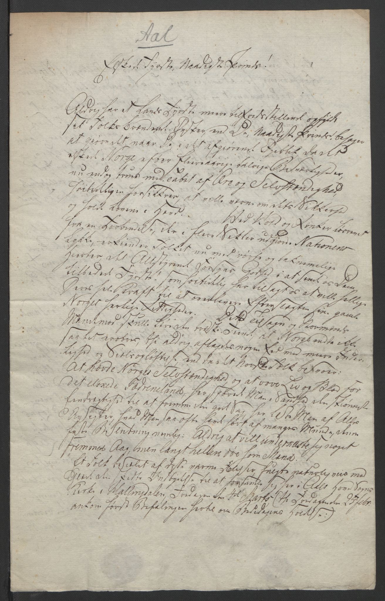 Statsrådssekretariatet, AV/RA-S-1001/D/Db/L0007: Fullmakter for Eidsvollsrepresentantene i 1814. , 1814, p. 305