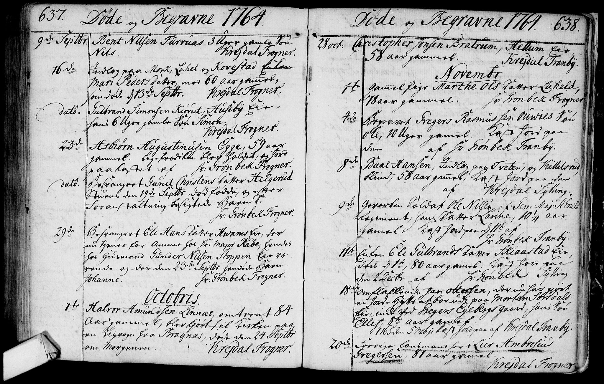 Lier kirkebøker, SAKO/A-230/F/Fa/L0004: Parish register (official) no. I 4, 1749-1764, p. 637-638