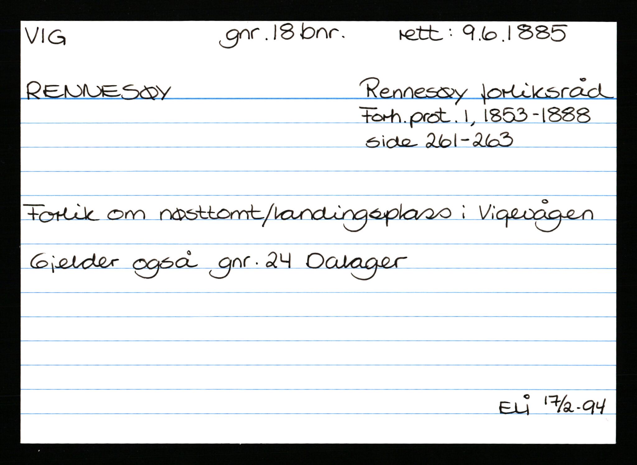 Statsarkivet i Stavanger, AV/SAST-A-101971/03/Y/Ym/L0066: Åstedskort sortert etter gårdsnavn: Veshovde - Vik, 1600-1950, p. 425