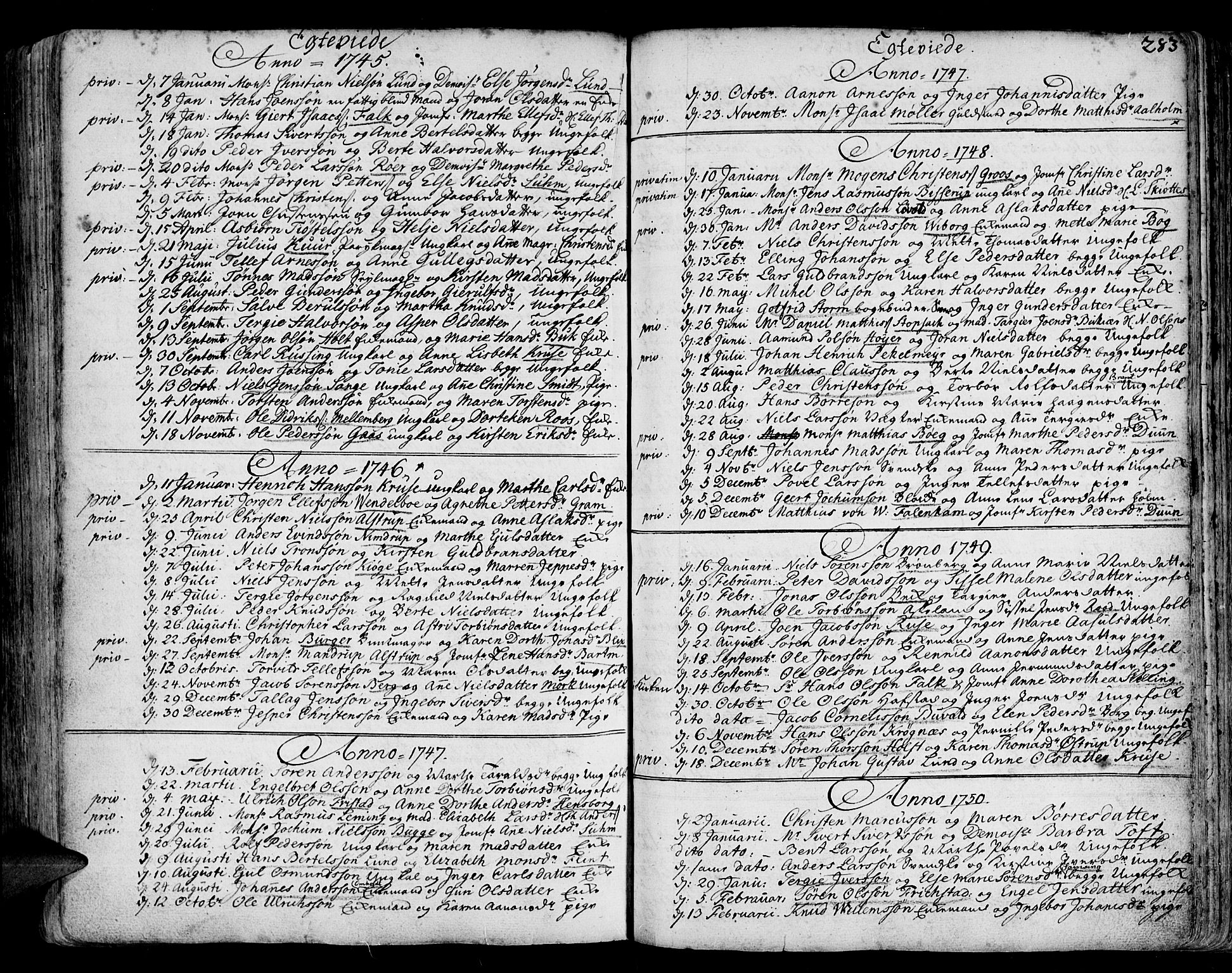 Arendal sokneprestkontor, Trefoldighet, SAK/1111-0040/F/Fa/L0001: Parish register (official) no. A 1, 1703-1815, p. 359
