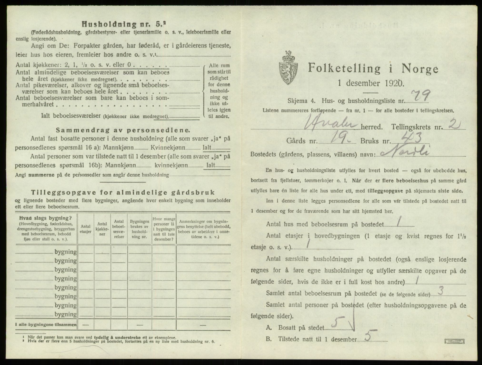 SAO, 1920 census for Hvaler, 1920, p. 547