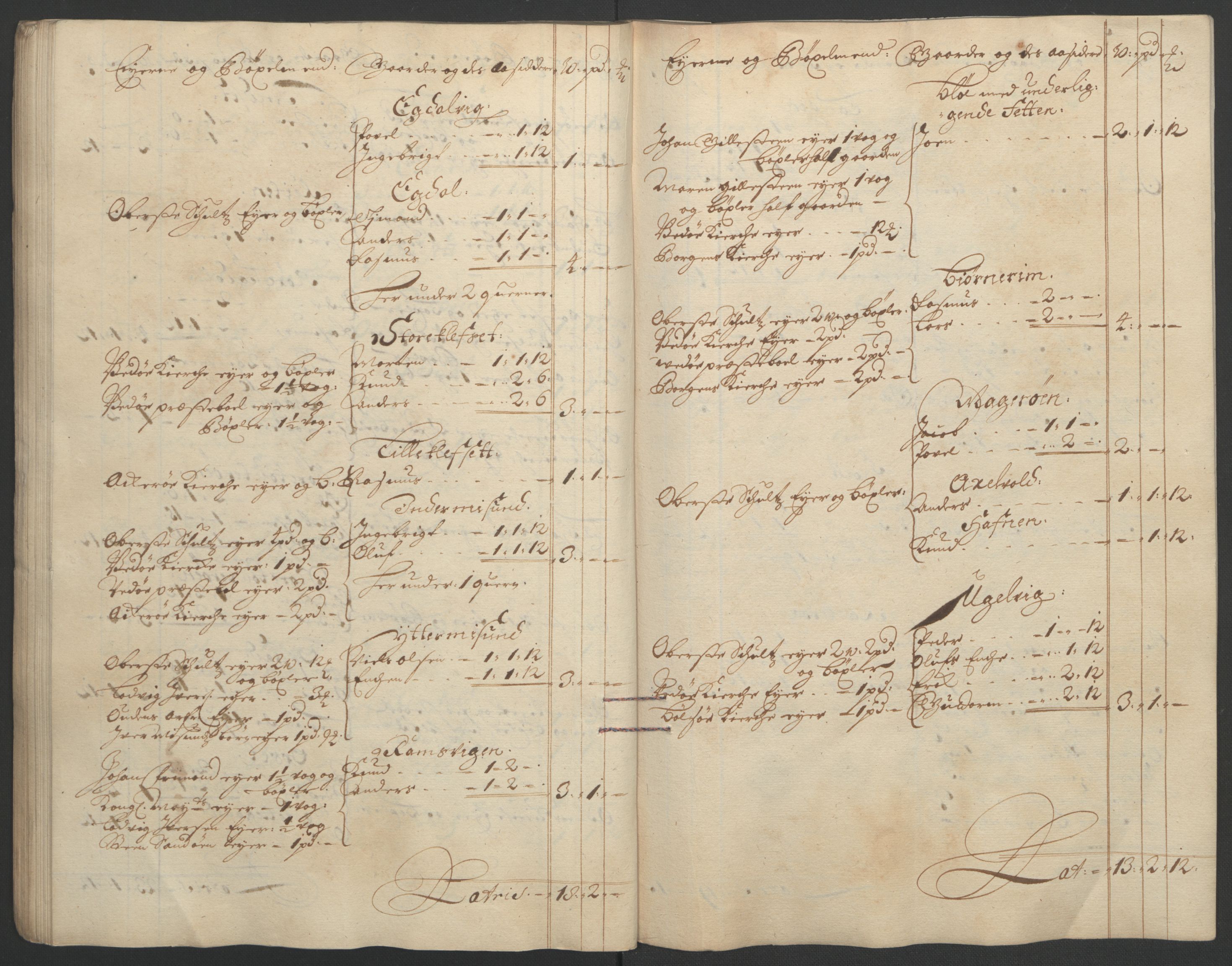 Rentekammeret inntil 1814, Reviderte regnskaper, Fogderegnskap, RA/EA-4092/R55/L3652: Fogderegnskap Romsdal, 1695-1696, p. 211