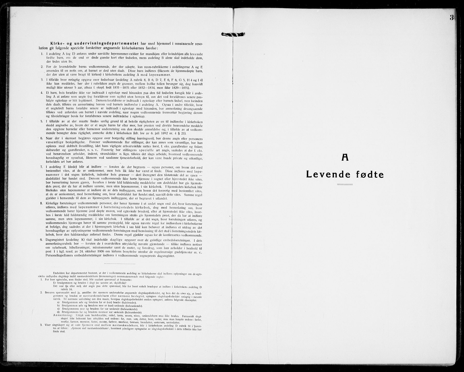 Modum kirkebøker, AV/SAKO-A-234/G/Ga/L0012: Parish register (copy) no. I 12, 1923-1933, p. 3