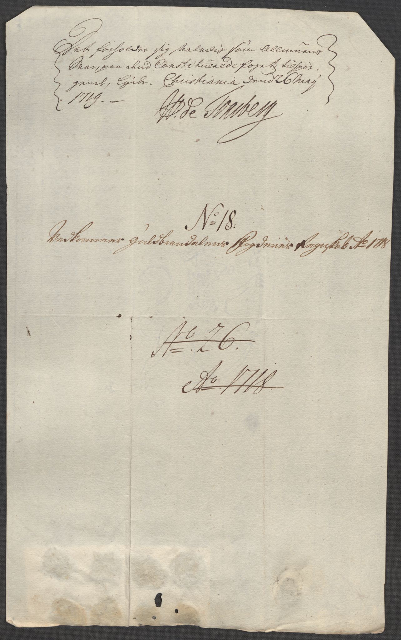 Rentekammeret inntil 1814, Reviderte regnskaper, Fogderegnskap, AV/RA-EA-4092/R17/L1188: Fogderegnskap Gudbrandsdal, 1718, p. 143