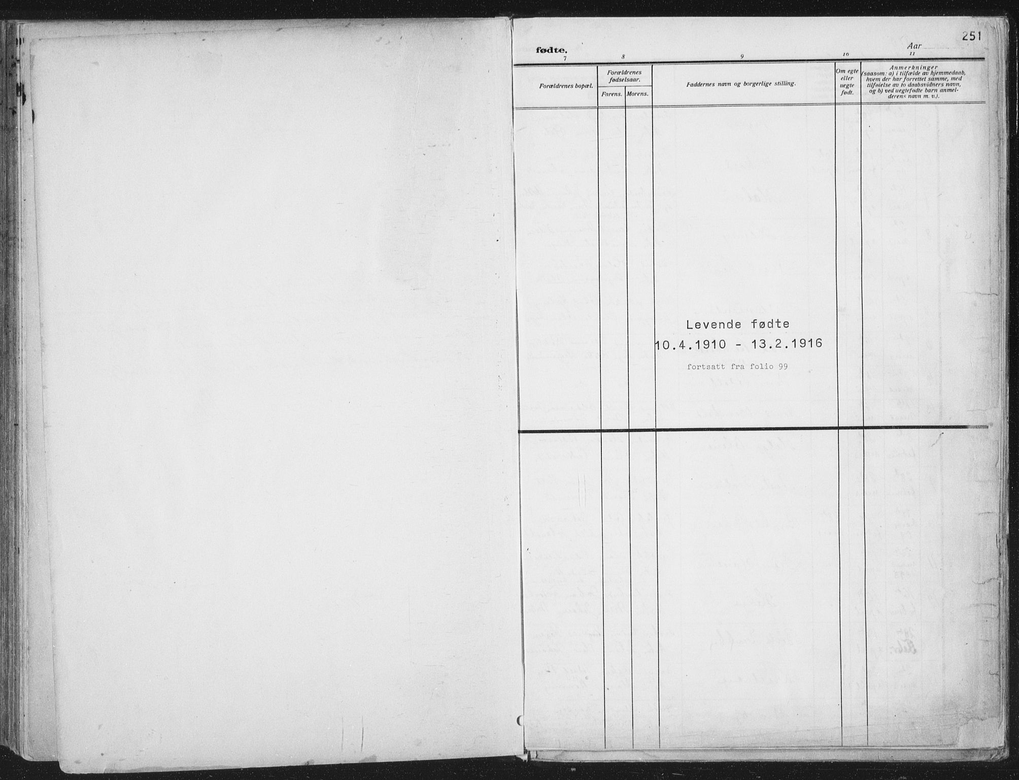 Ministerialprotokoller, klokkerbøker og fødselsregistre - Nord-Trøndelag, AV/SAT-A-1458/709/L0082: Parish register (official) no. 709A22, 1896-1916, p. 251