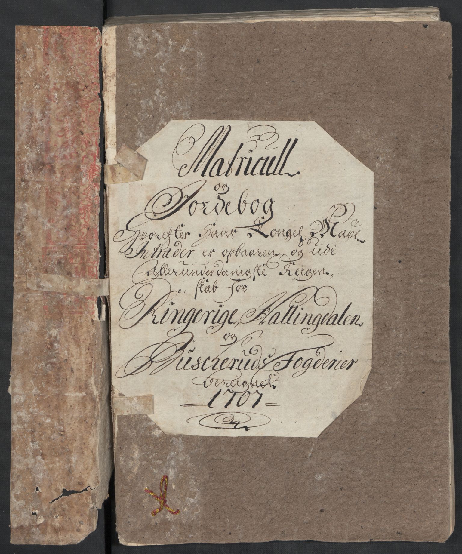 Rentekammeret inntil 1814, Reviderte regnskaper, Fogderegnskap, RA/EA-4092/R22/L1466: Fogderegnskap Ringerike, Hallingdal og Buskerud, 1707, p. 29