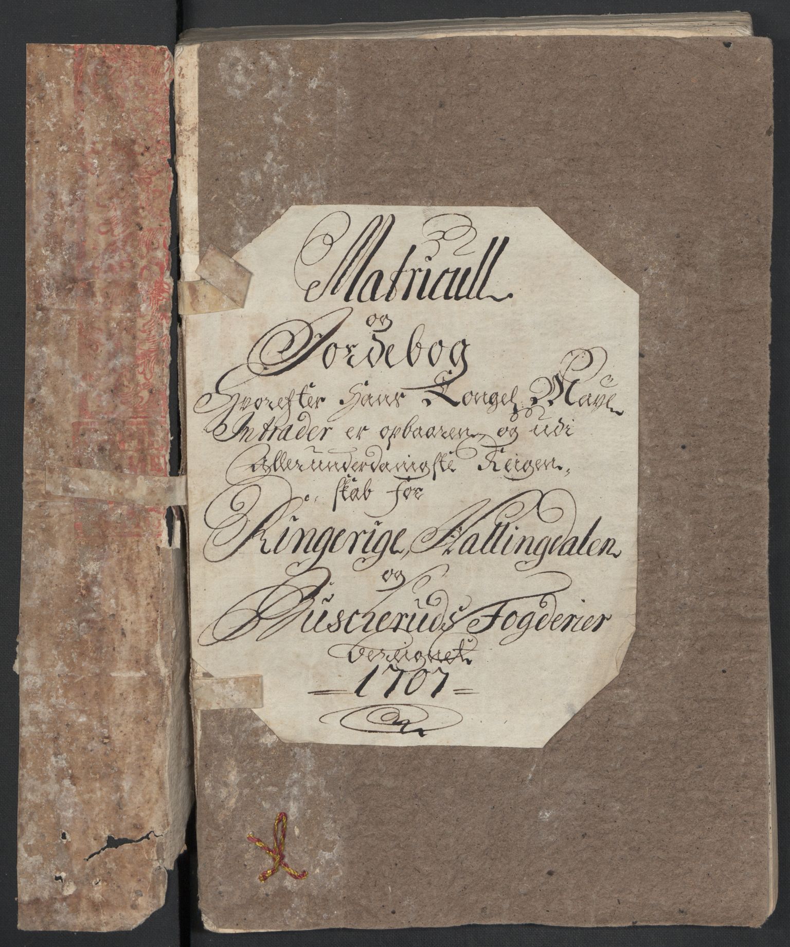 Rentekammeret inntil 1814, Reviderte regnskaper, Fogderegnskap, AV/RA-EA-4092/R22/L1466: Fogderegnskap Ringerike, Hallingdal og Buskerud, 1707, p. 29
