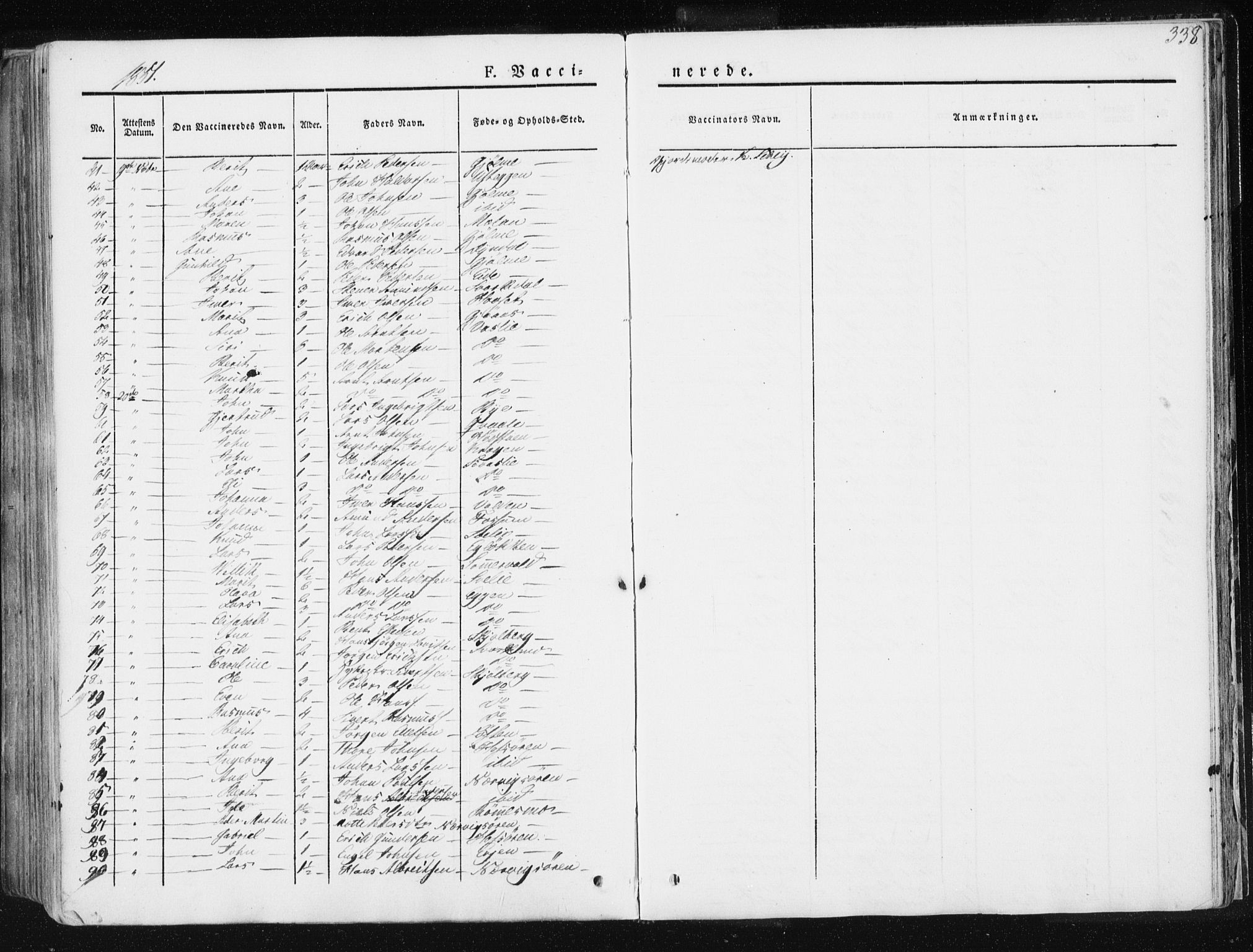 Ministerialprotokoller, klokkerbøker og fødselsregistre - Sør-Trøndelag, SAT/A-1456/668/L0805: Parish register (official) no. 668A05, 1840-1853, p. 338