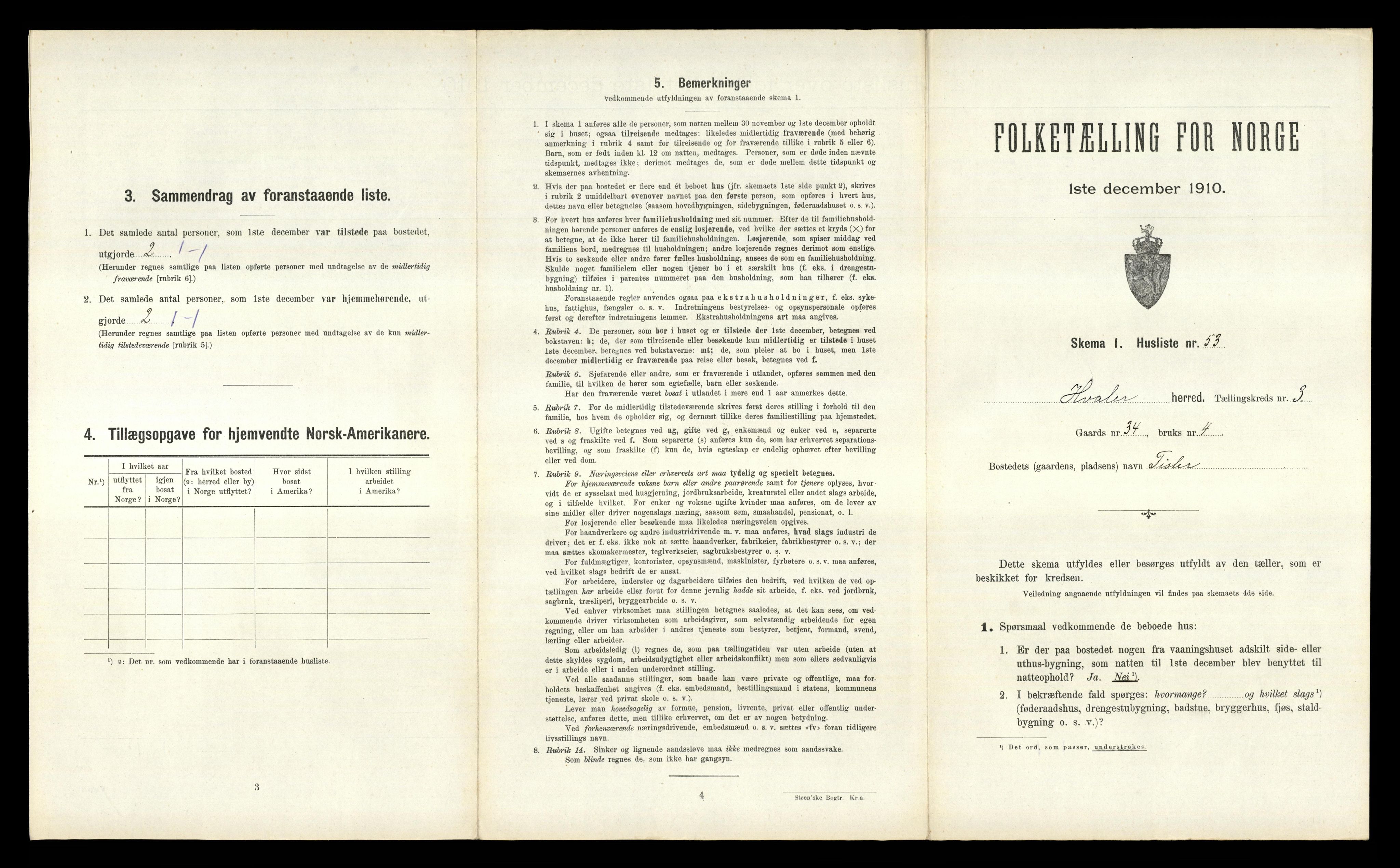 RA, 1910 census for Hvaler, 1910, p. 356