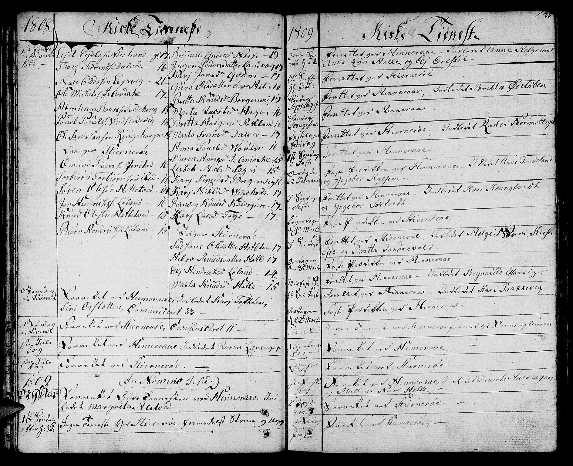 Nedstrand sokneprestkontor, SAST/A-101841/01/IV: Parish register (official) no. A 5, 1795-1816, p. 25