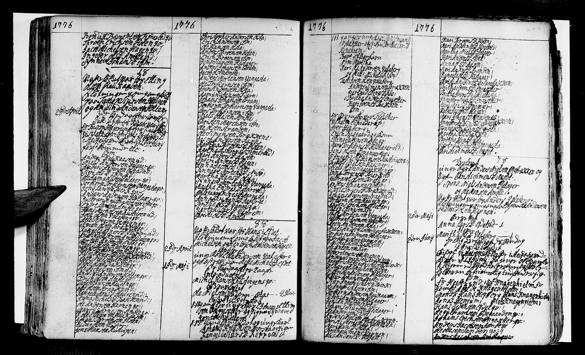 Sogndal sokneprestembete, AV/SAB-A-81301/H/Haa/Haaa/L0004: Parish register (official) no. A 4, 1747-1782