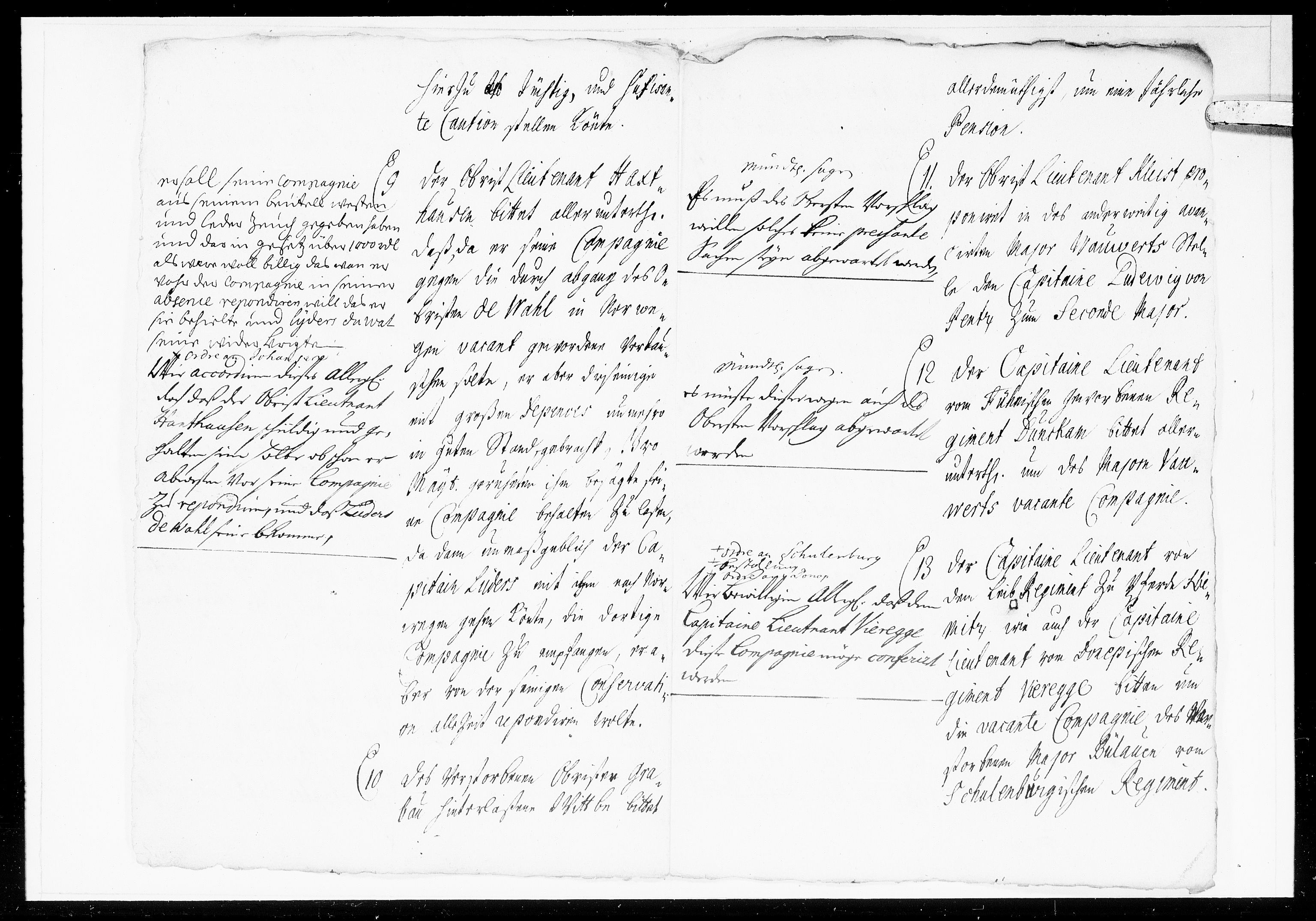Krigskollegiet, Krigskancelliet, DRA/A-0006/-/1046-1051: Refererede sager, 1718, p. 8