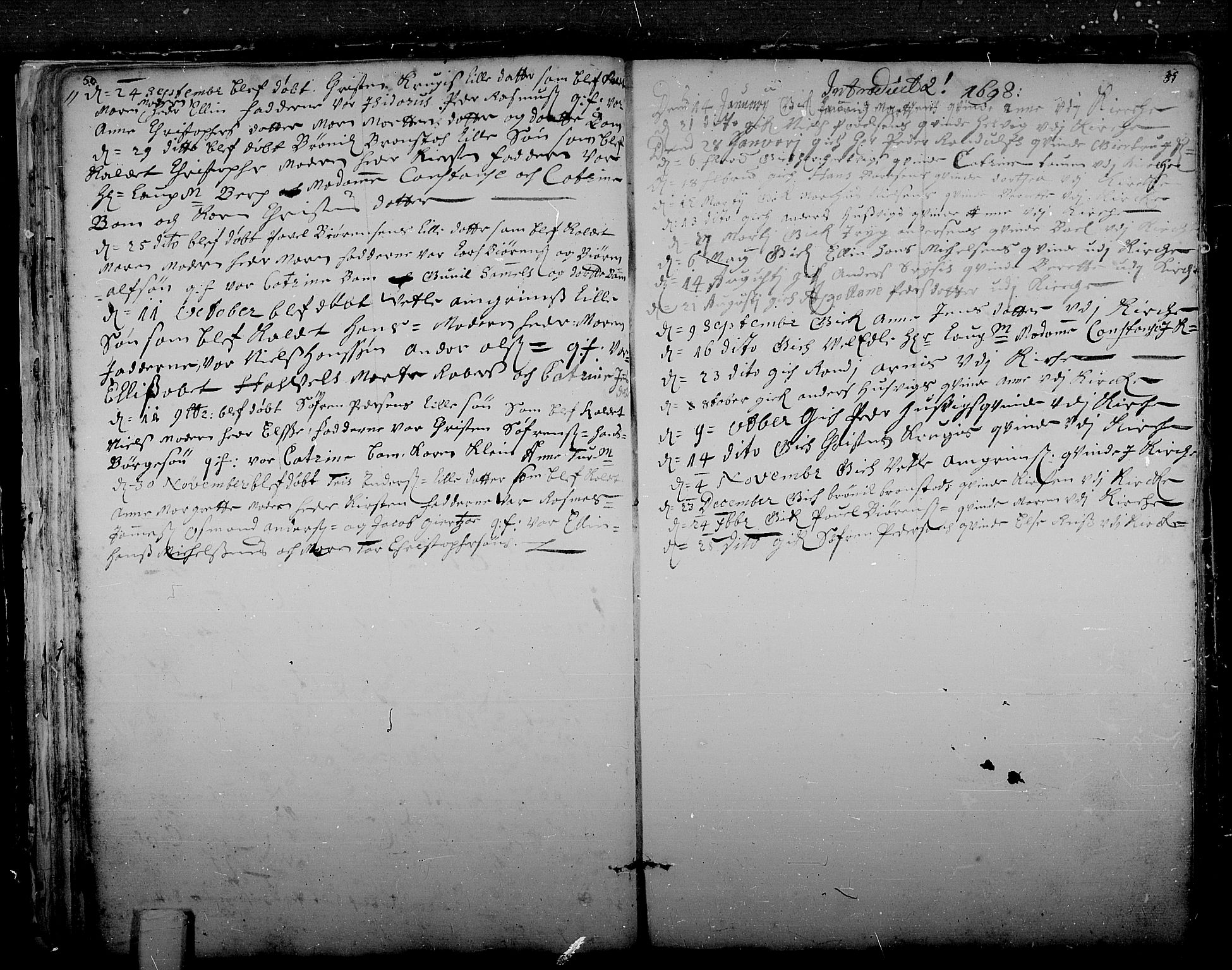 Tønsberg kirkebøker, AV/SAKO-A-330/F/Fa/L0001: Parish register (official) no. I 1, 1688-1760, p. 50-51