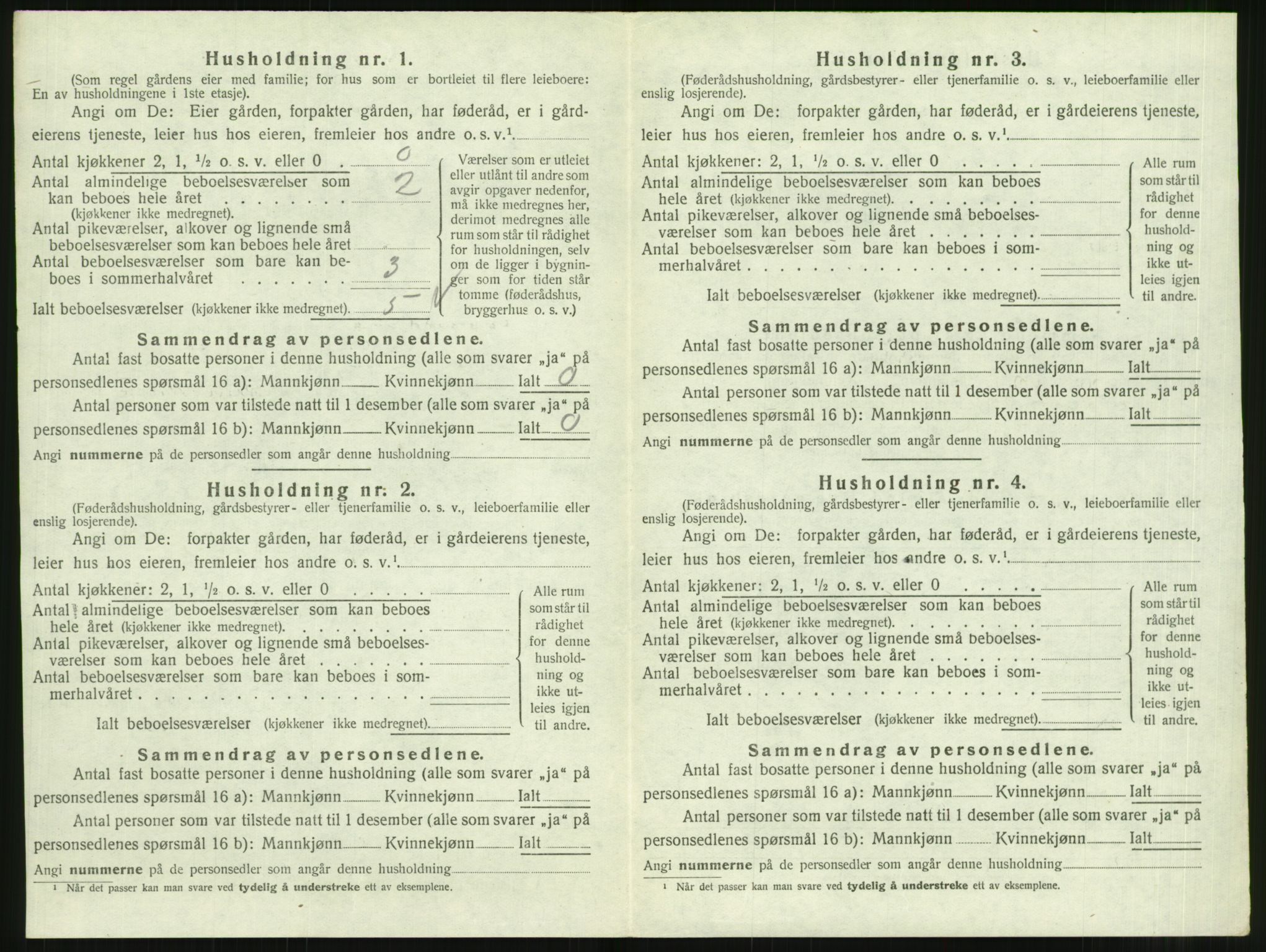 SAT, 1920 census for Ålvundeid, 1920, p. 153