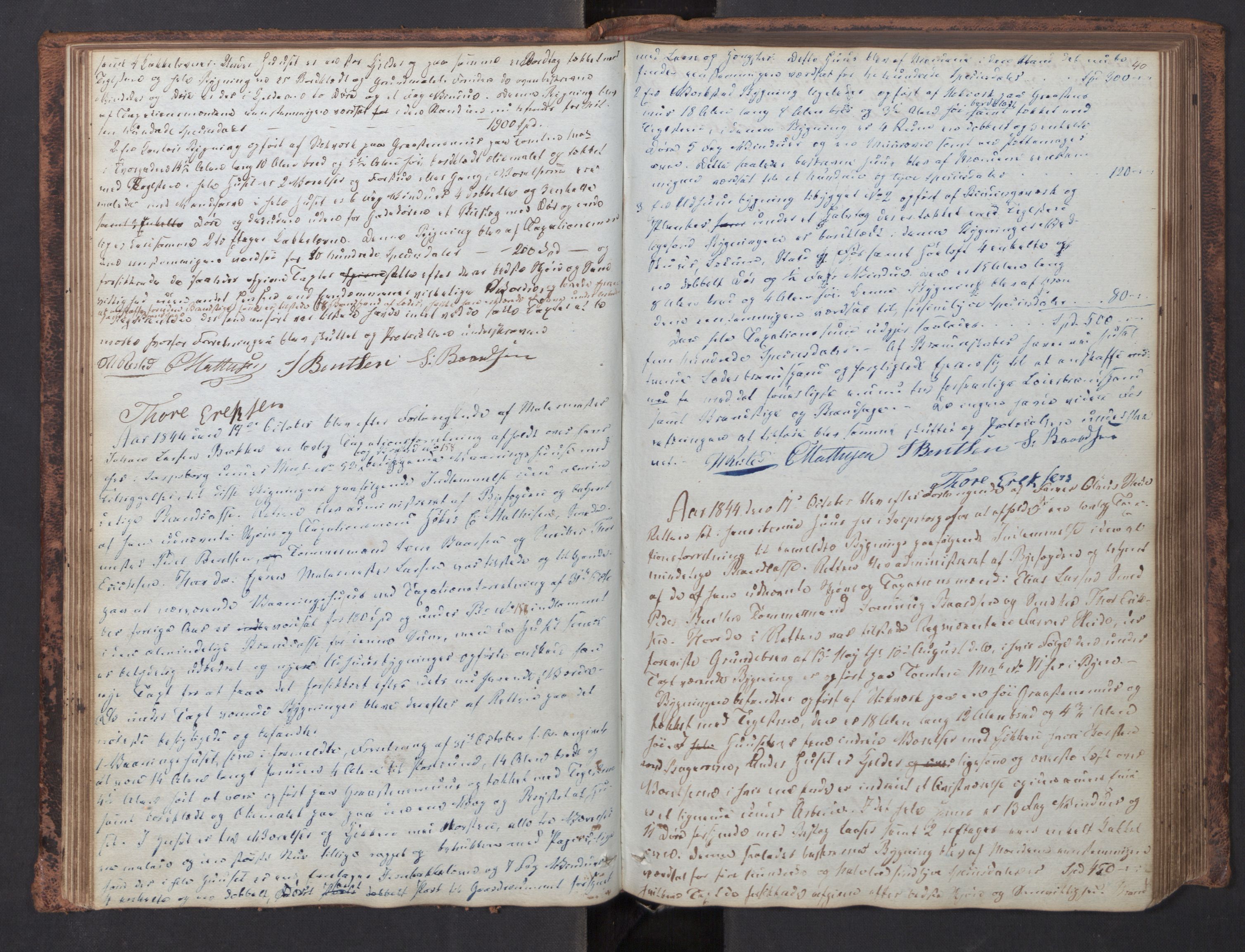 Norges brannkasse, branntakster Sarpsborg, AV/SAO-A-11357/F/Fa/L0001: Branntakstprotokoll, 1840-1856, p. 39b-40a