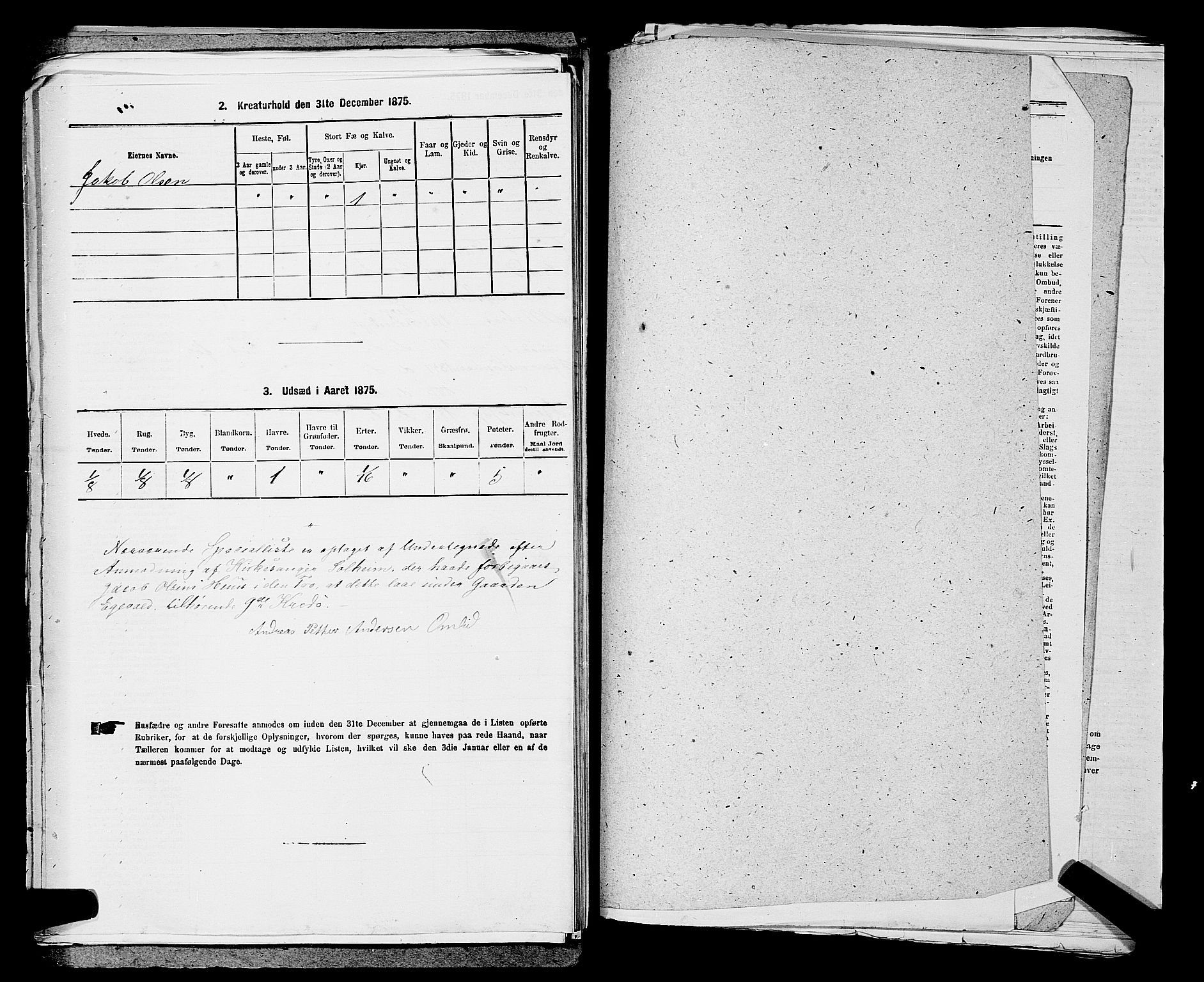 SAKO, 1875 census for 0726P Brunlanes, 1875, p. 1182