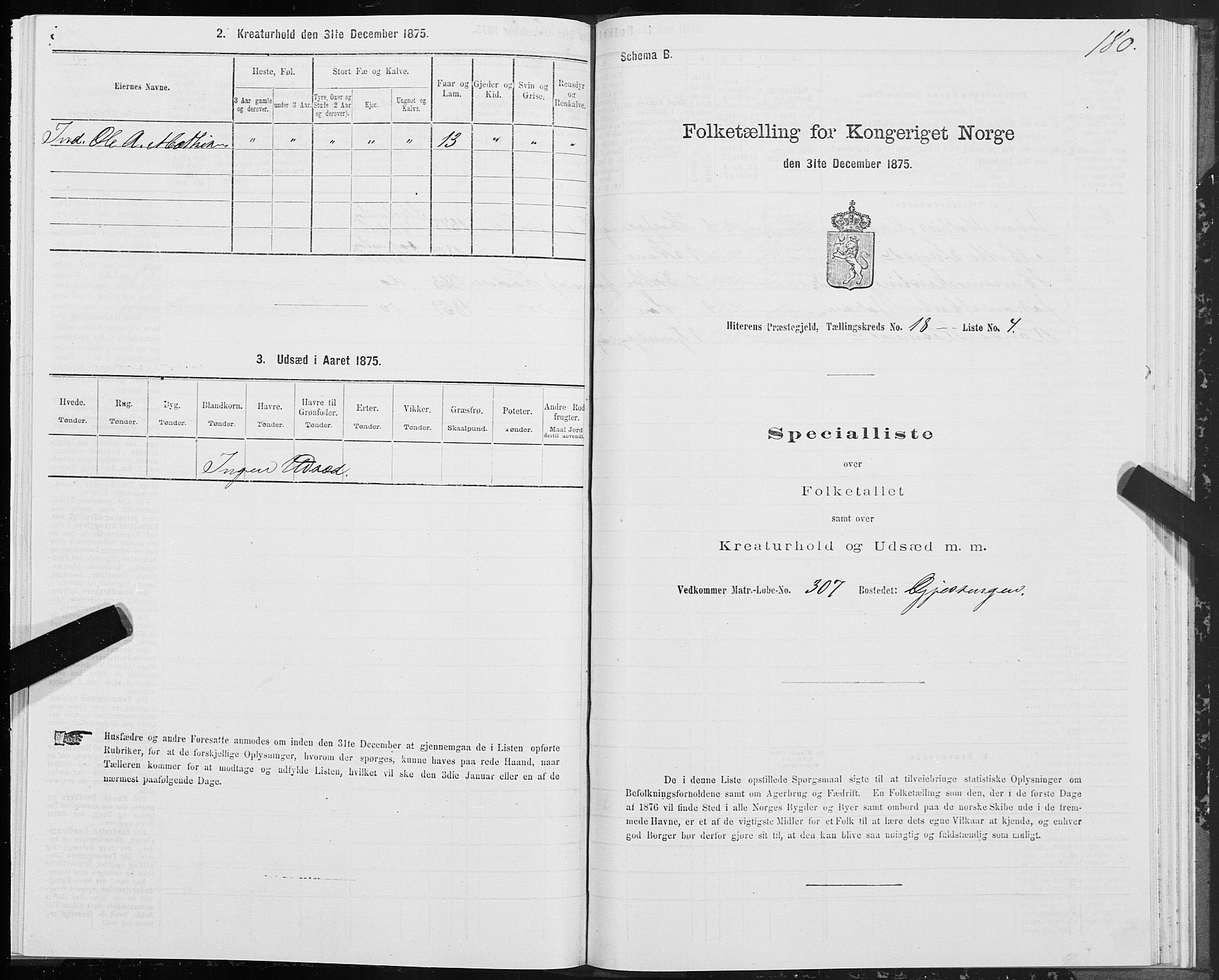 SAT, 1875 census for 1617P Hitra, 1875, p. 9180