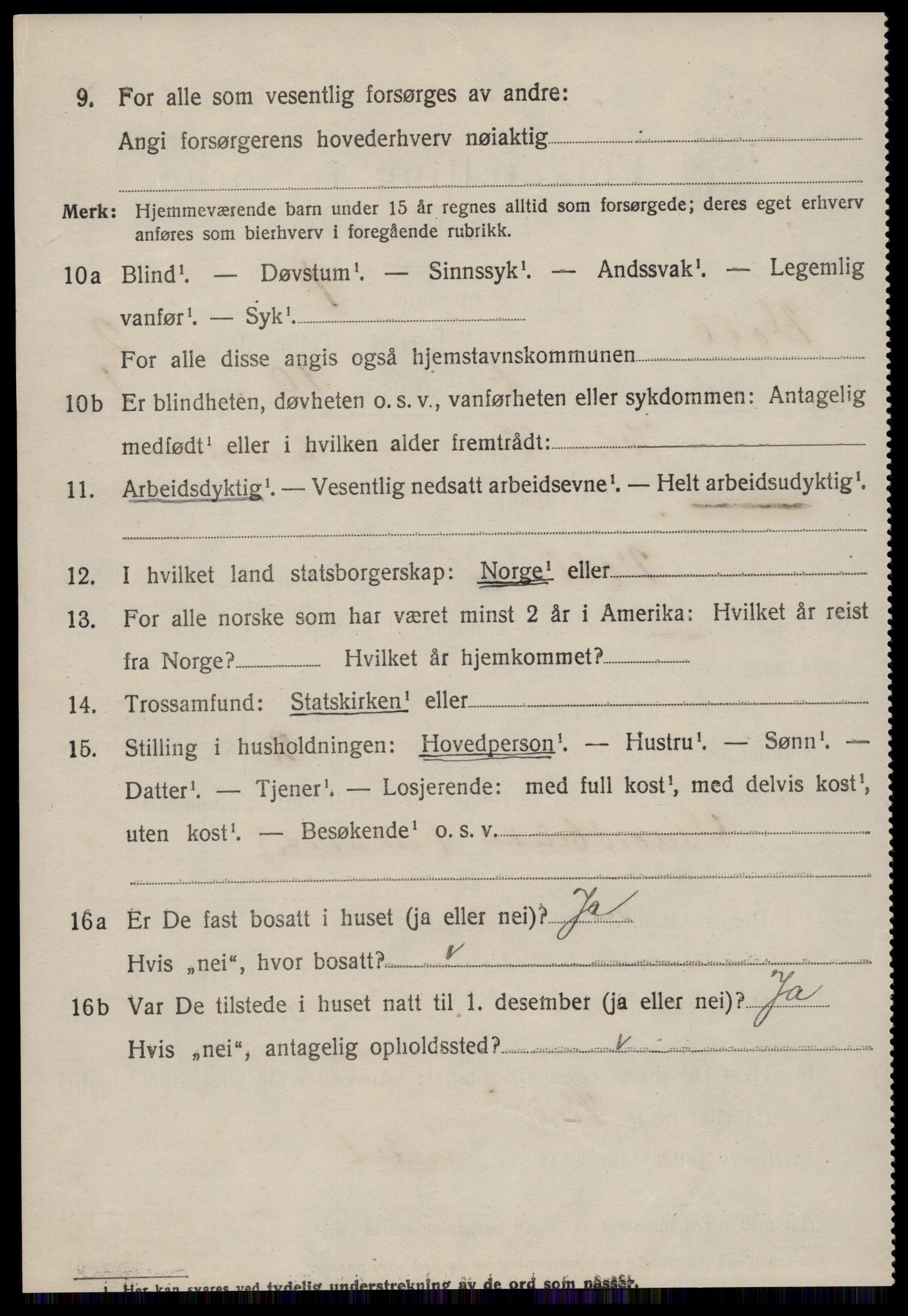 SAT, 1920 census for Voll, 1920, p. 798