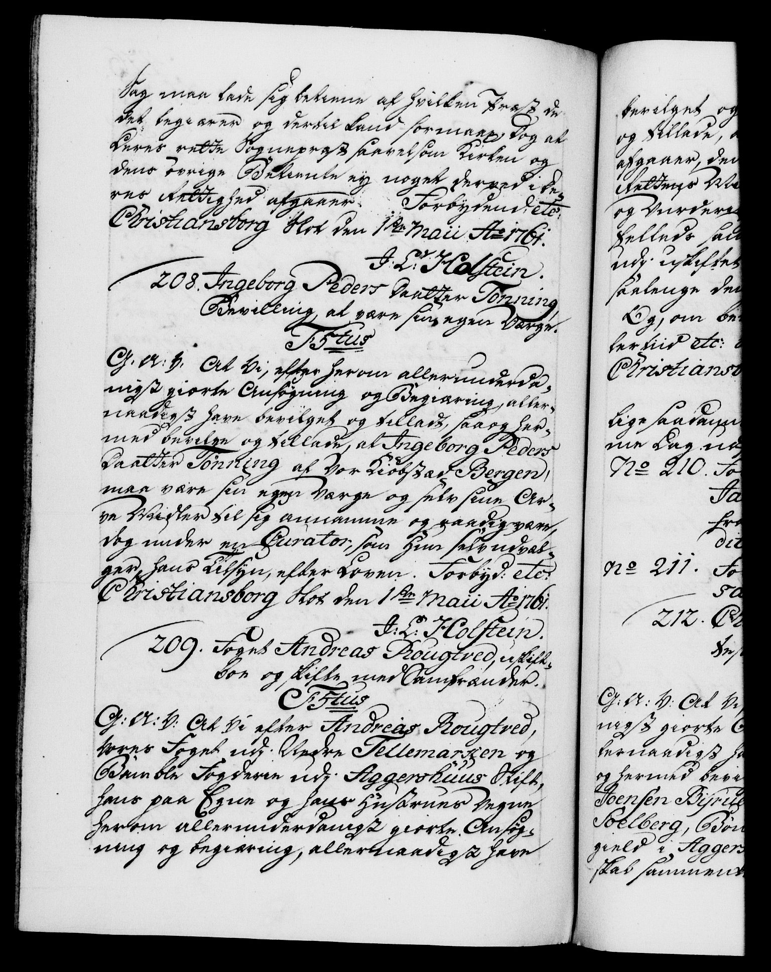 Danske Kanselli 1572-1799, AV/RA-EA-3023/F/Fc/Fca/Fcaa/L0041: Norske registre, 1760-1762, p. 426b