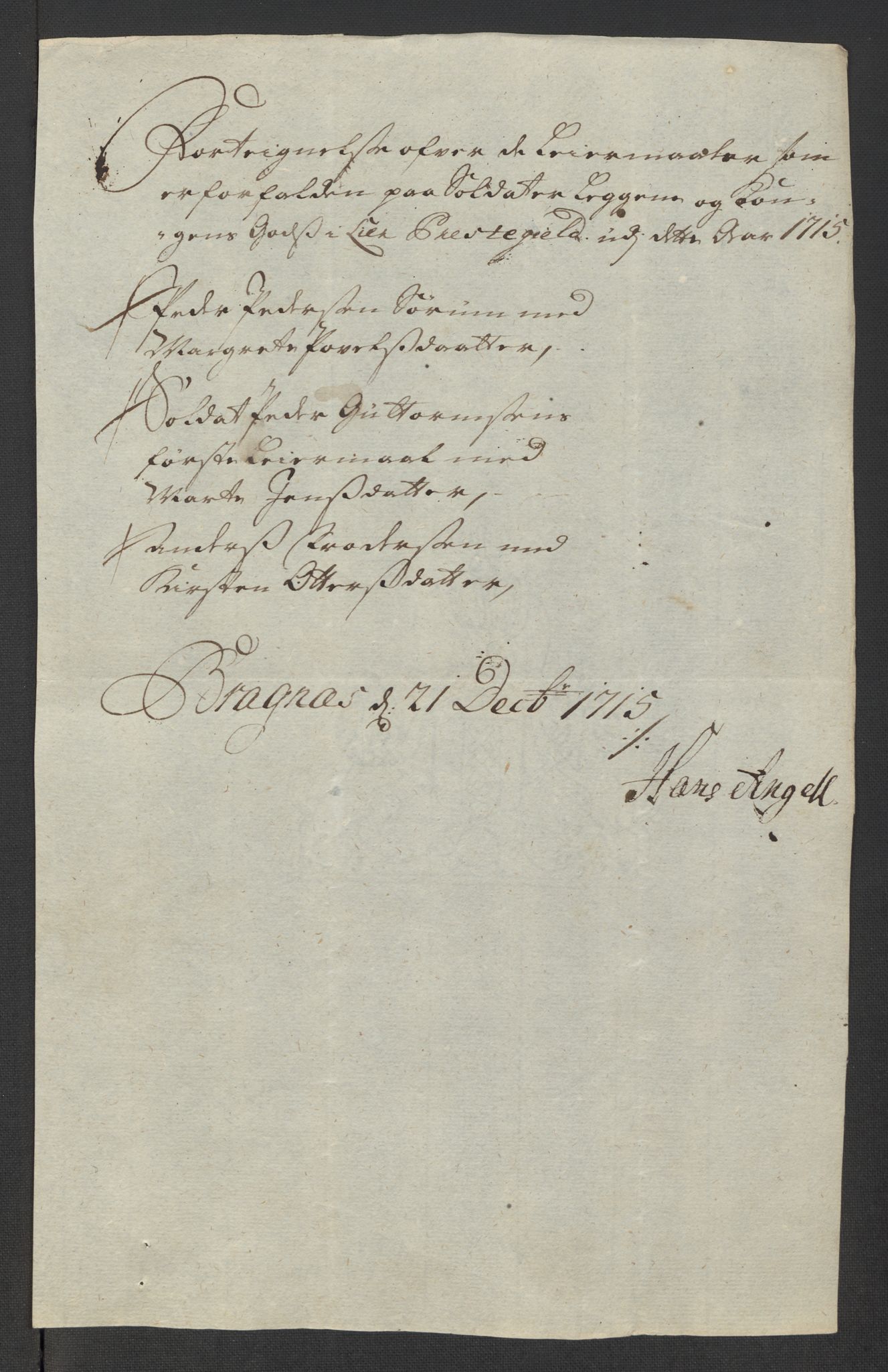 Rentekammeret inntil 1814, Reviderte regnskaper, Fogderegnskap, RA/EA-4092/R31/L1710: Fogderegnskap Hurum, Røyken, Eiker, Lier og Buskerud, 1715-1716, p. 107