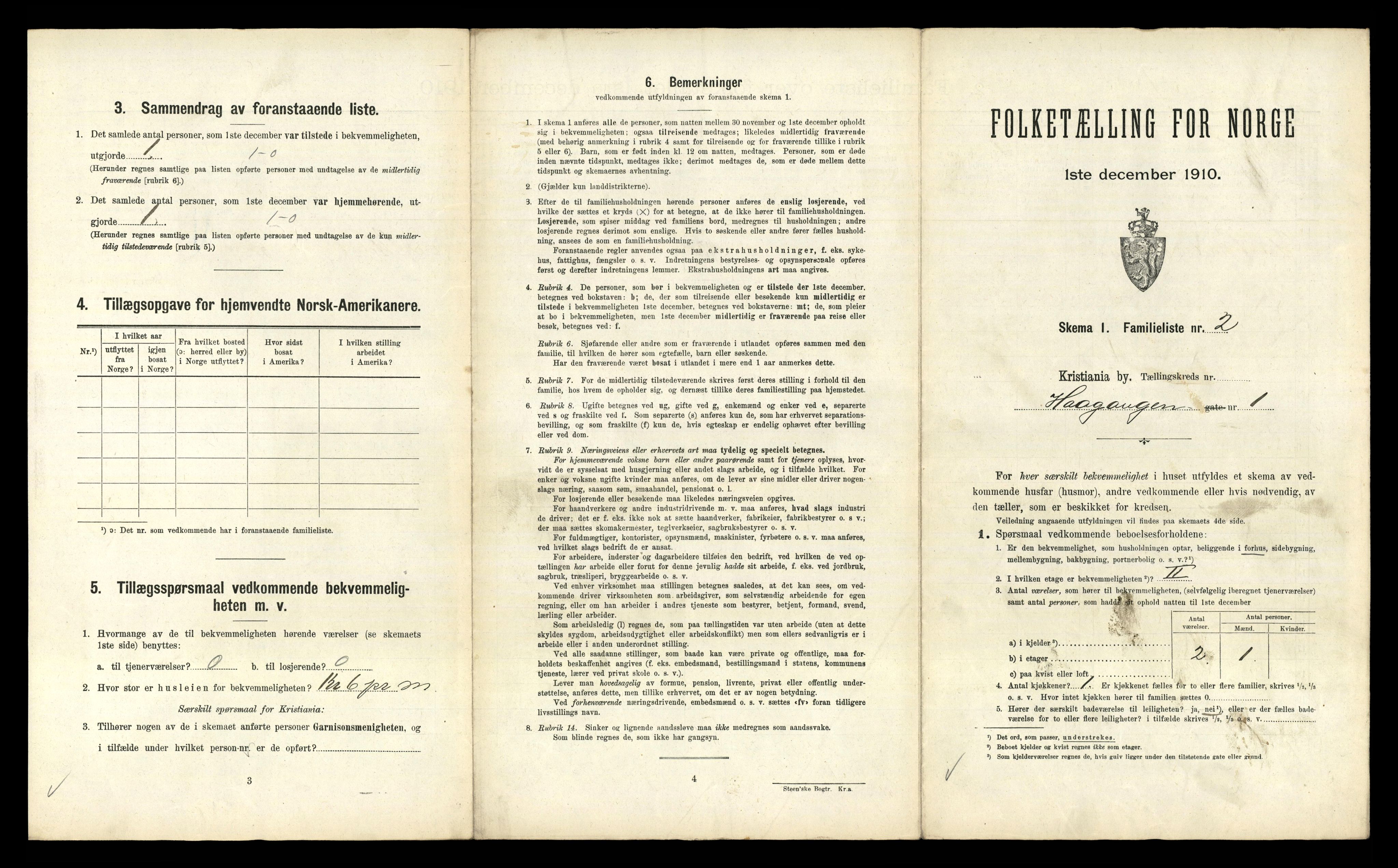 RA, 1910 census for Kristiania, 1910, p. 32983