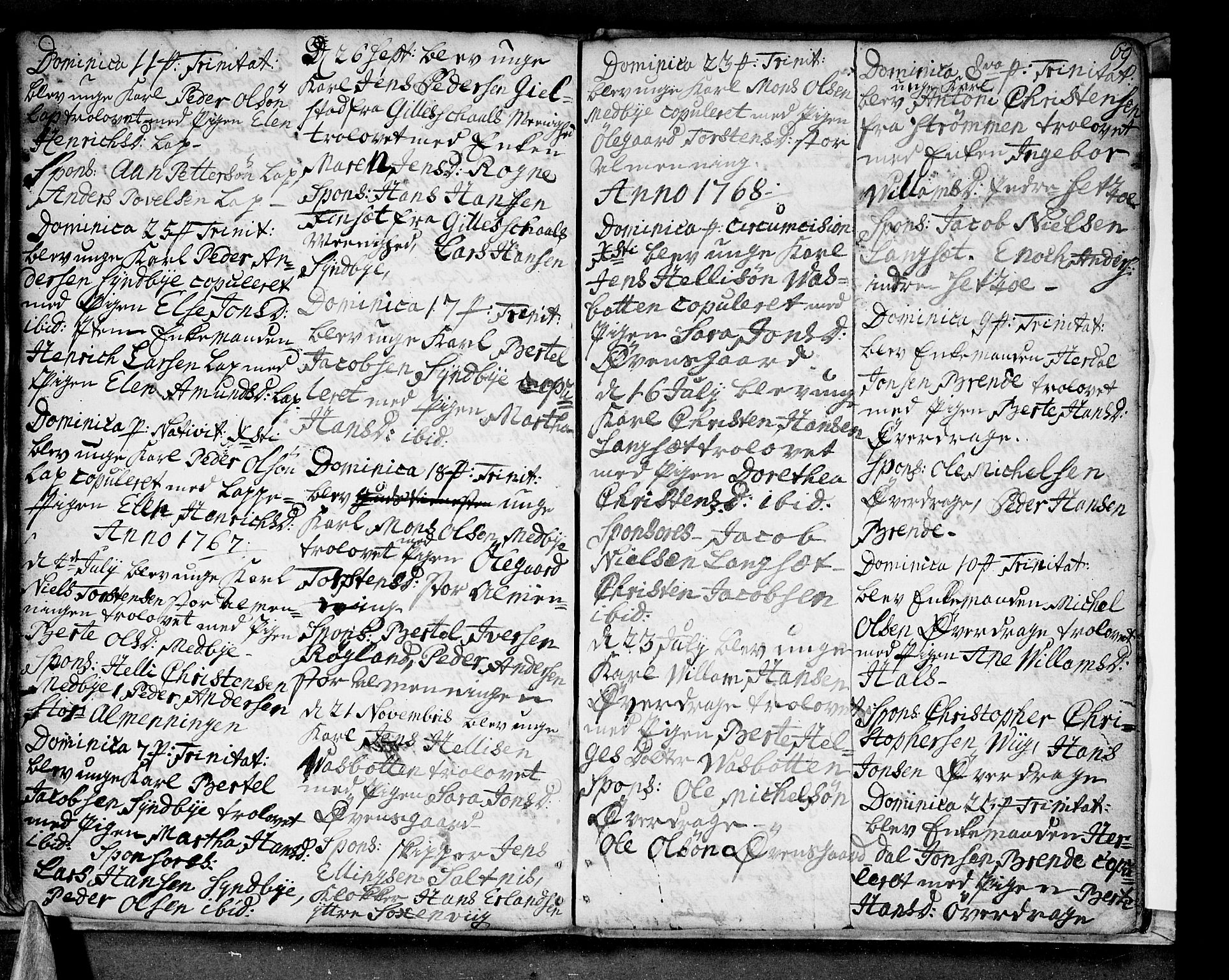 Ministerialprotokoller, klokkerbøker og fødselsregistre - Nordland, SAT/A-1459/847/L0663: Parish register (official) no. 847A03, 1749-1770, p. 69