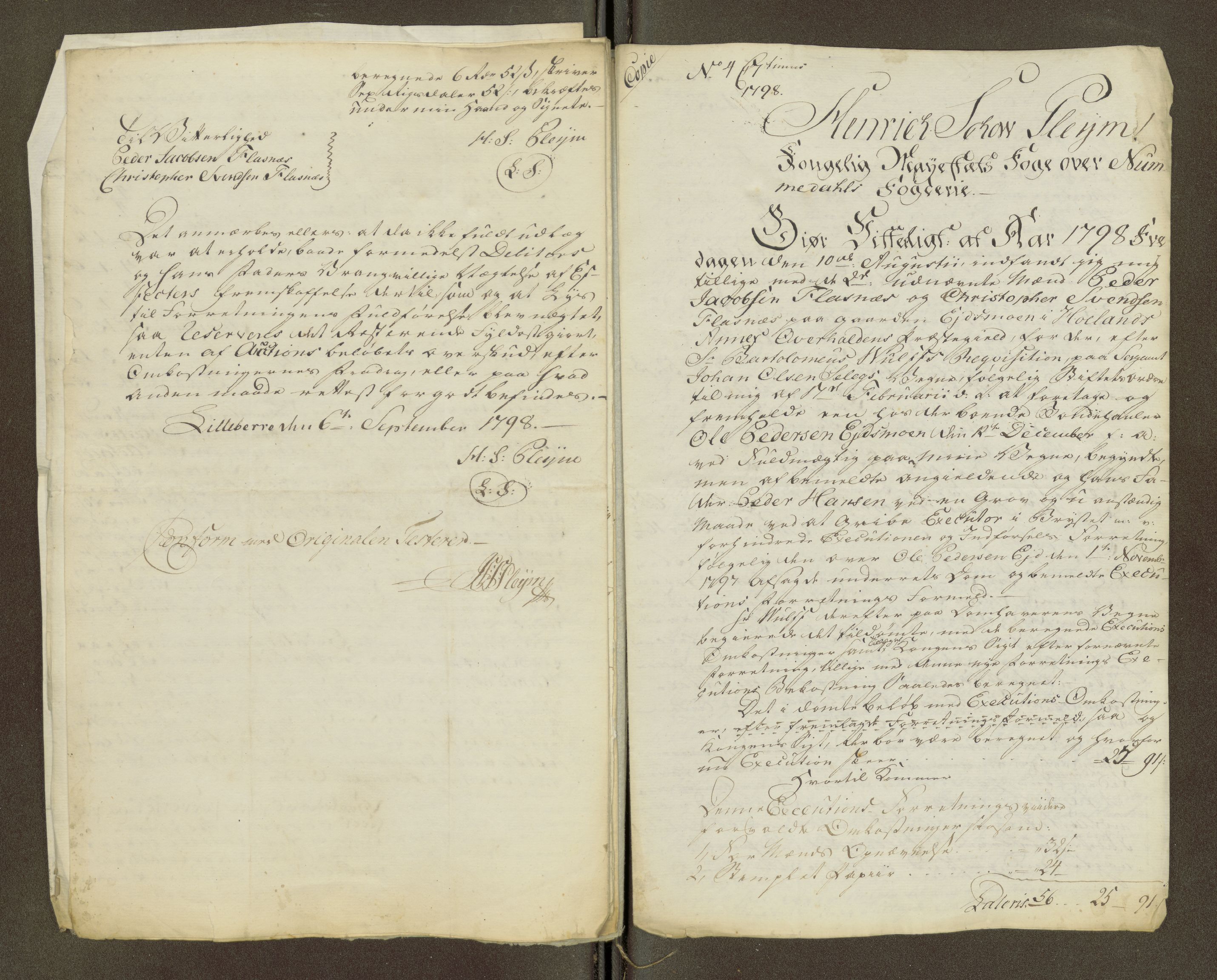 Namdal sorenskriveri, SAT/A-4133/1/1/1O/1Oa/L0007: Sivile og offentlige saker, 1798, p. 444