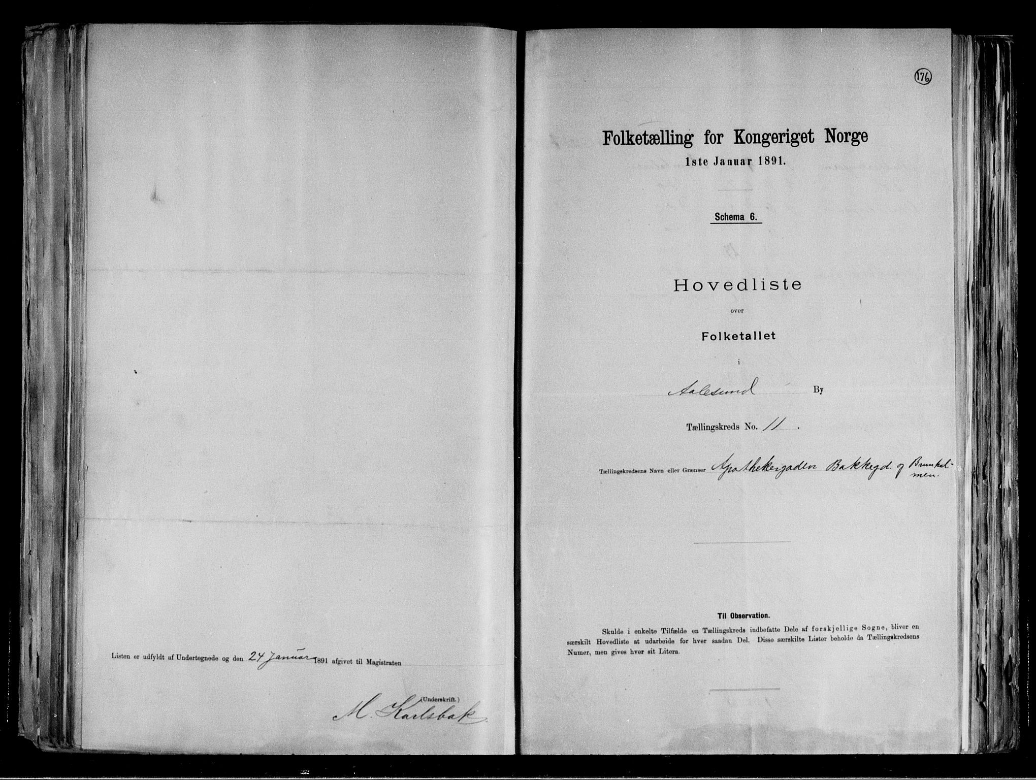 RA, 1891 census for 1501 Ålesund, 1891, p. 25