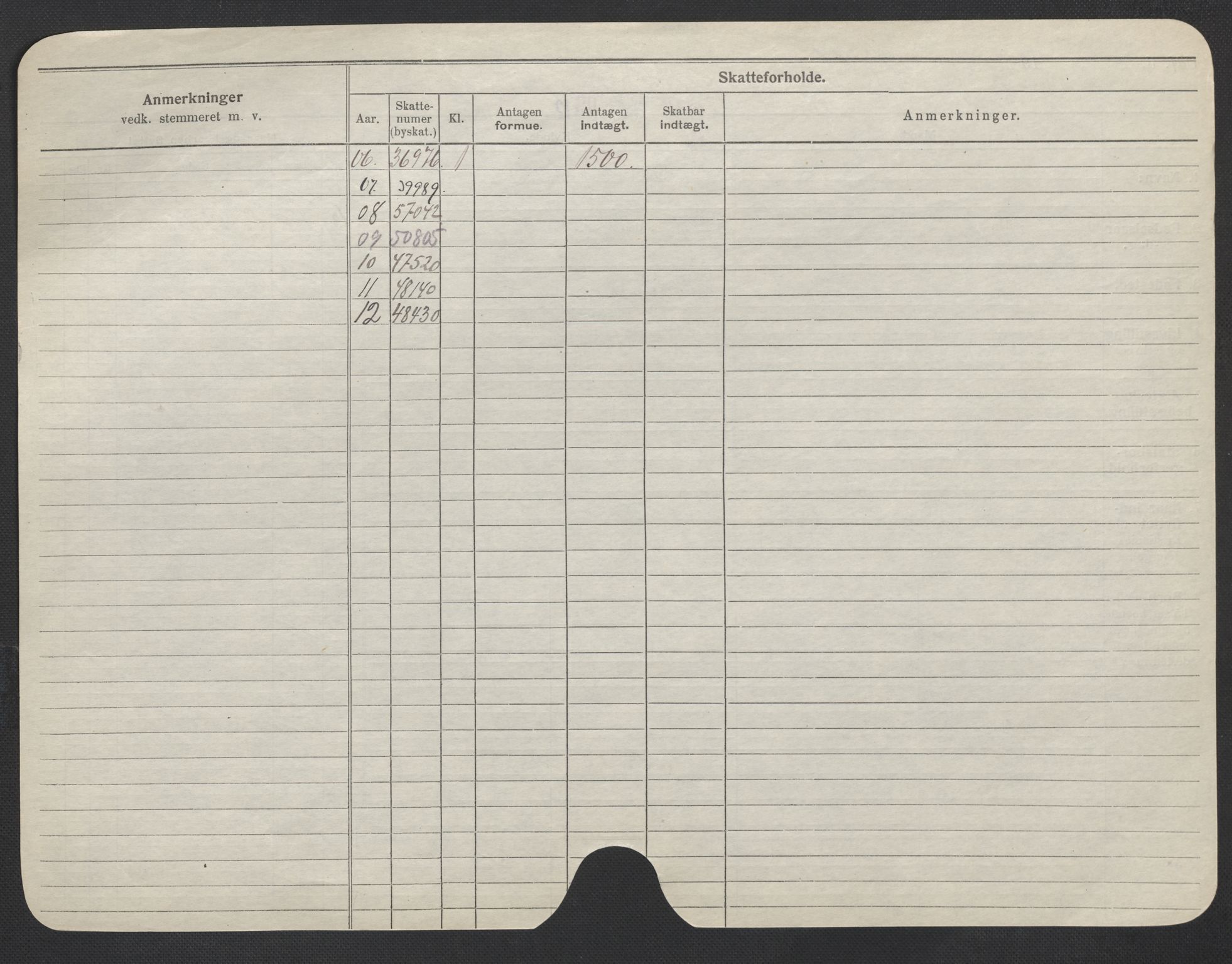 Oslo folkeregister, Registerkort, AV/SAO-A-11715/F/Fa/Fac/L0020: Kvinner, 1906-1914, p. 123b