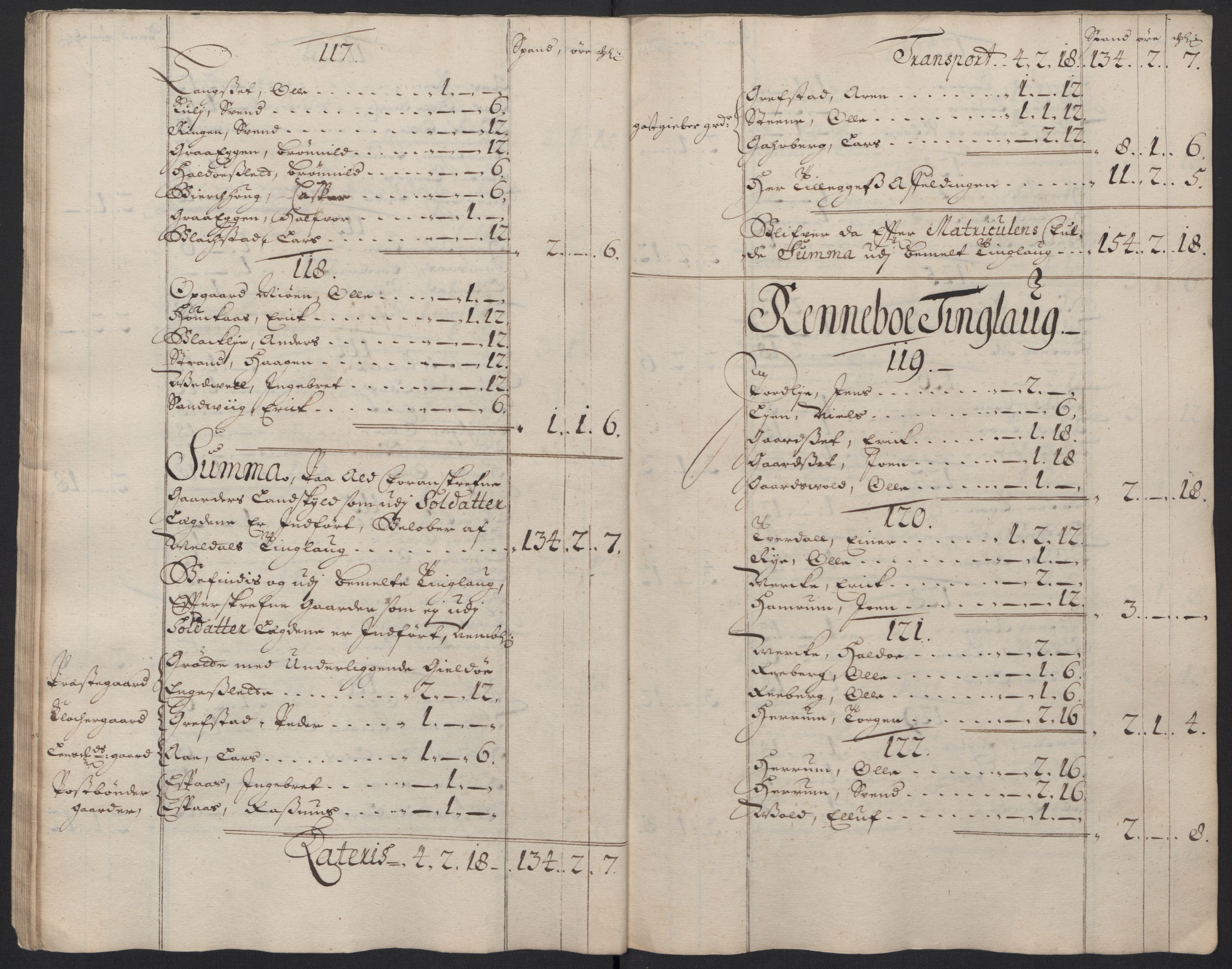 Rentekammeret inntil 1814, Reviderte regnskaper, Fogderegnskap, AV/RA-EA-4092/R60/L3955: Fogderegnskap Orkdal og Gauldal, 1705, p. 108