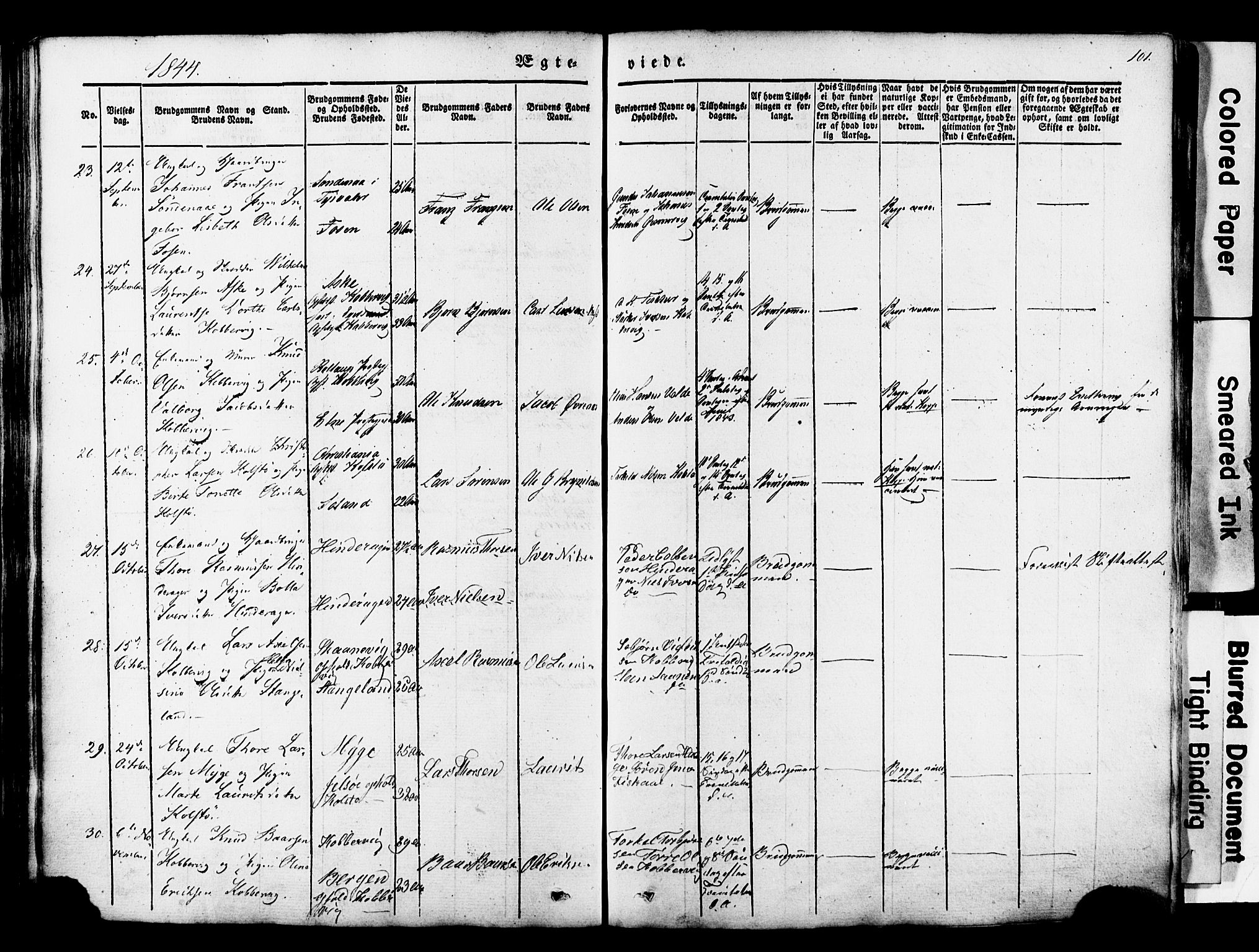 Avaldsnes sokneprestkontor, AV/SAST-A -101851/H/Ha/Haa/L0007: Parish register (official) no. A 7, 1841-1853, p. 101