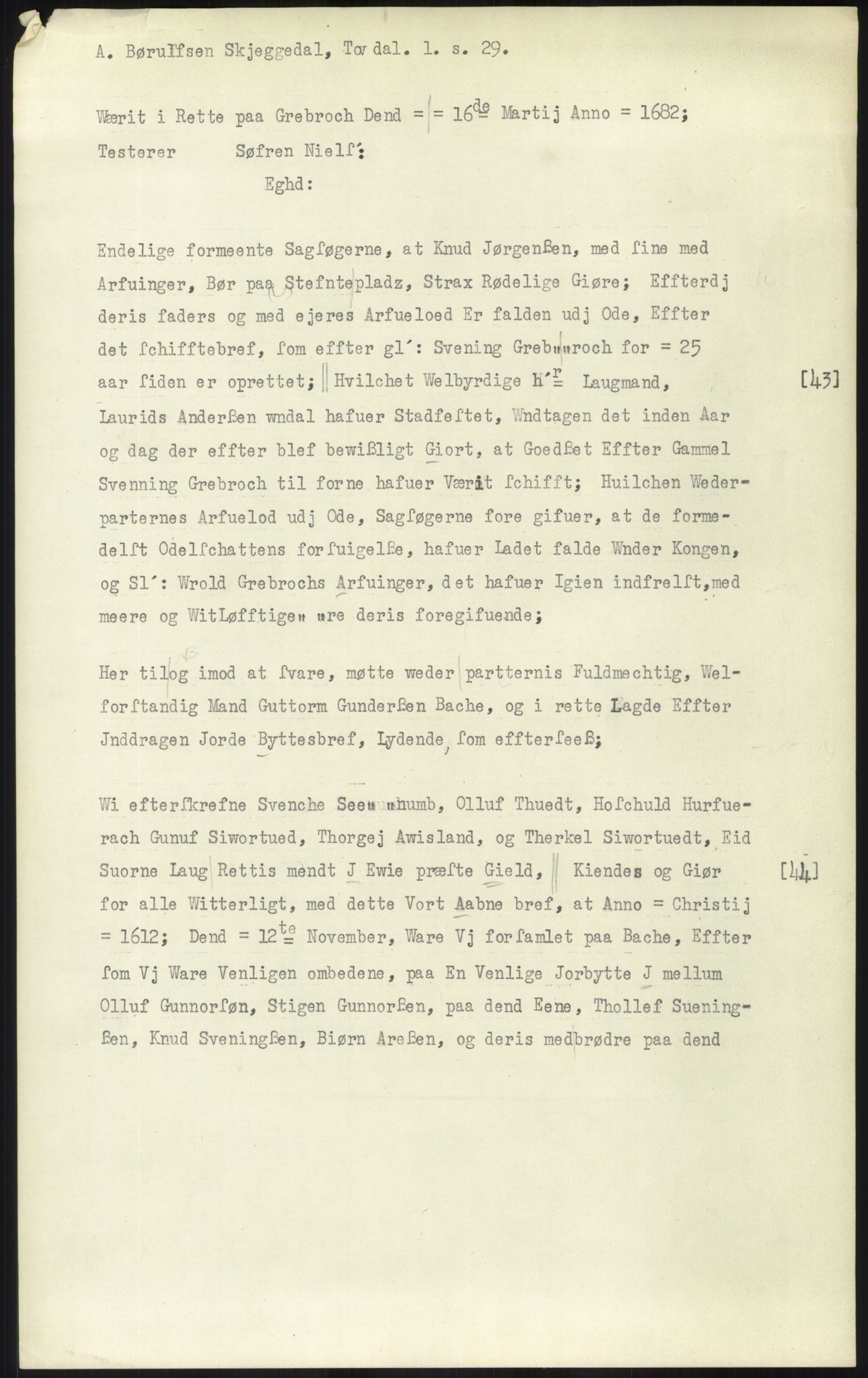 Samlinger til kildeutgivelse, Diplomavskriftsamlingen, AV/RA-EA-4053/H/Ha, p. 2052
