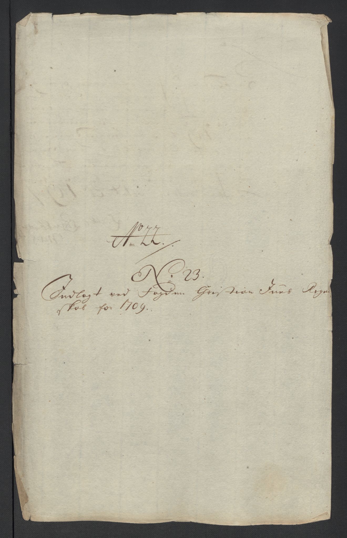 Rentekammeret inntil 1814, Reviderte regnskaper, Fogderegnskap, AV/RA-EA-4092/R13/L0846: Fogderegnskap Solør, Odal og Østerdal, 1709, p. 276