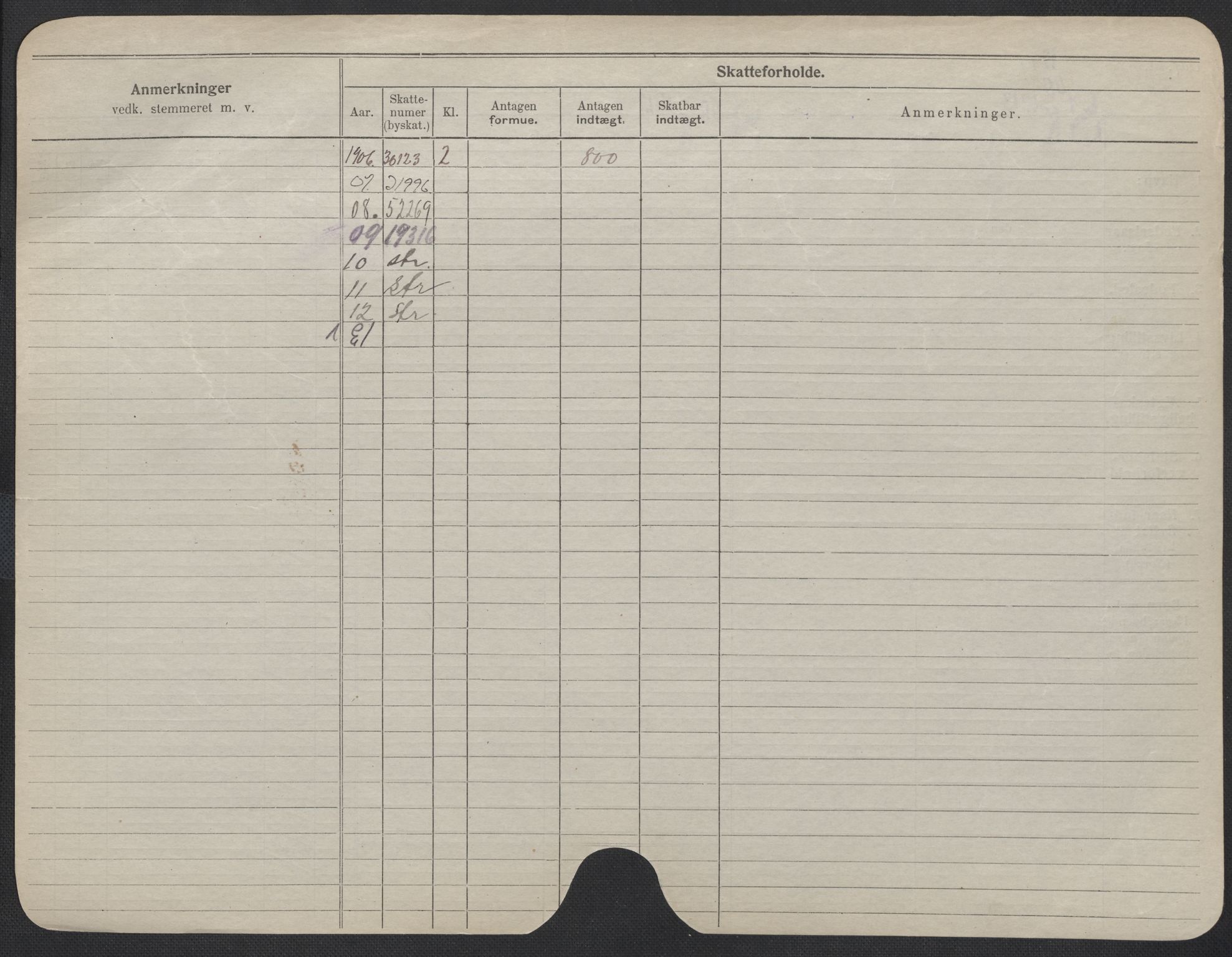 Oslo folkeregister, Registerkort, SAO/A-11715/F/Fa/Fac/L0010: Menn, 1906-1914, p. 976b