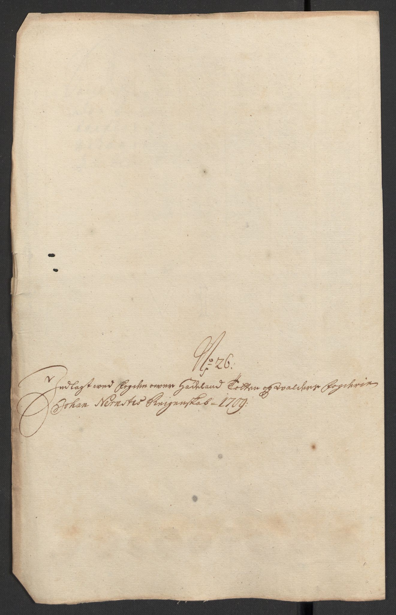 Rentekammeret inntil 1814, Reviderte regnskaper, Fogderegnskap, RA/EA-4092/R18/L1306: Fogderegnskap Hadeland, Toten og Valdres, 1709, p. 395