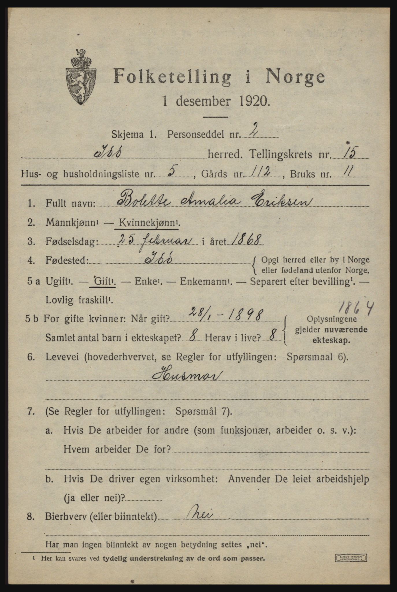 SAO, 1920 census for Idd, 1920, p. 13727