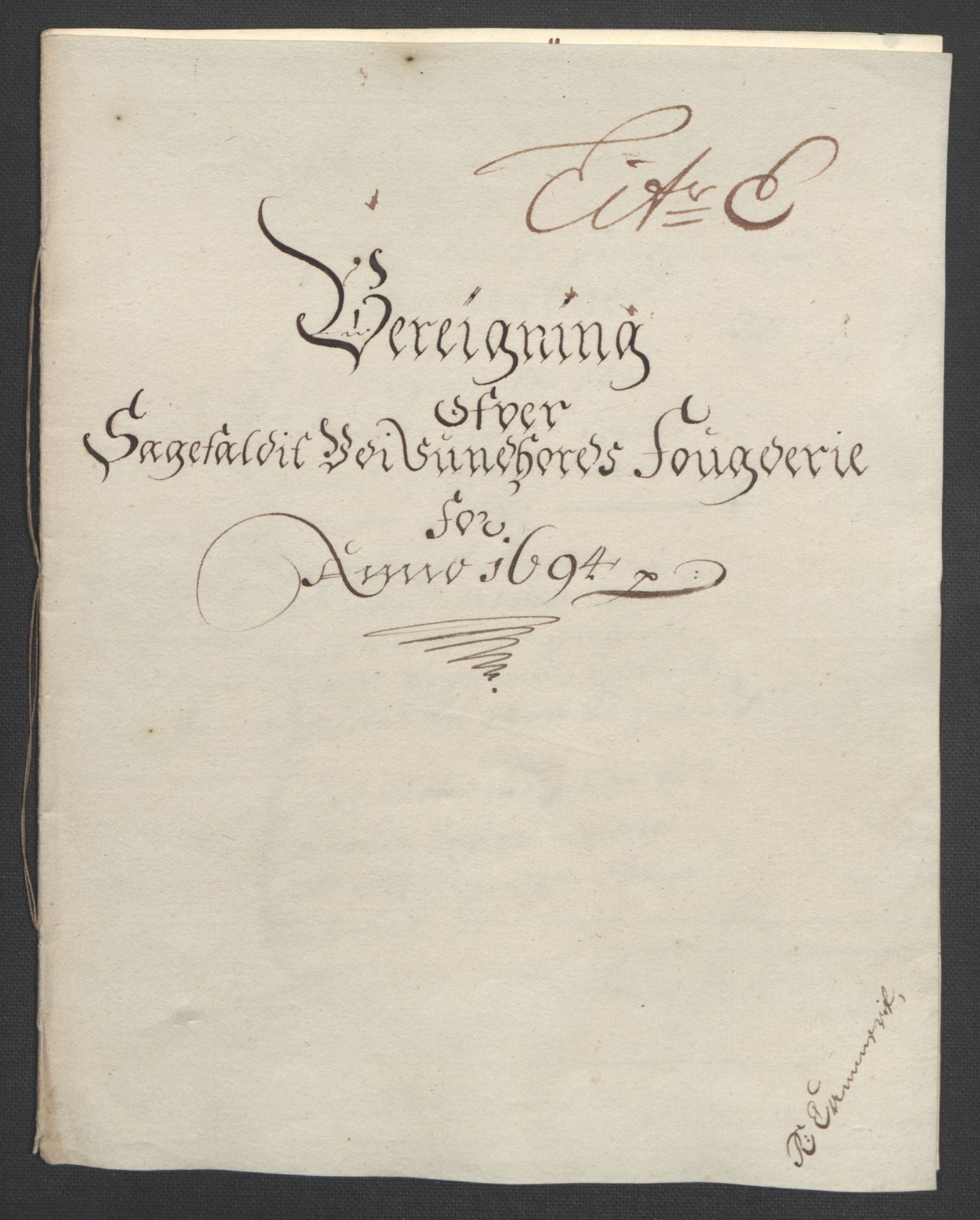 Rentekammeret inntil 1814, Reviderte regnskaper, Fogderegnskap, RA/EA-4092/R48/L2975: Fogderegnskap Sunnhordland og Hardanger, 1694, p. 91