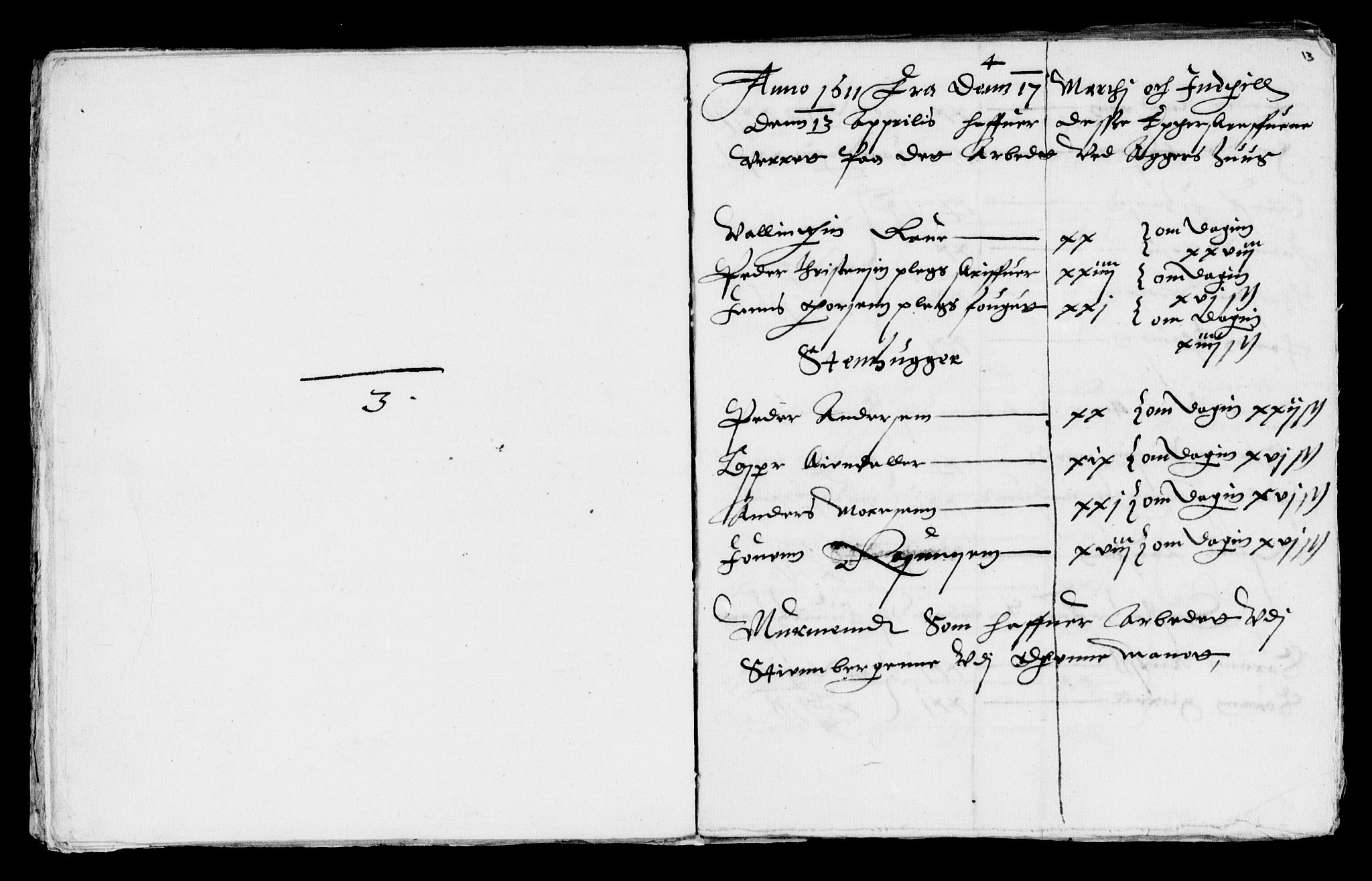 Rentekammeret inntil 1814, Reviderte regnskaper, Lensregnskaper, AV/RA-EA-5023/R/Rb/Rba/L0028: Akershus len, 1610-1612