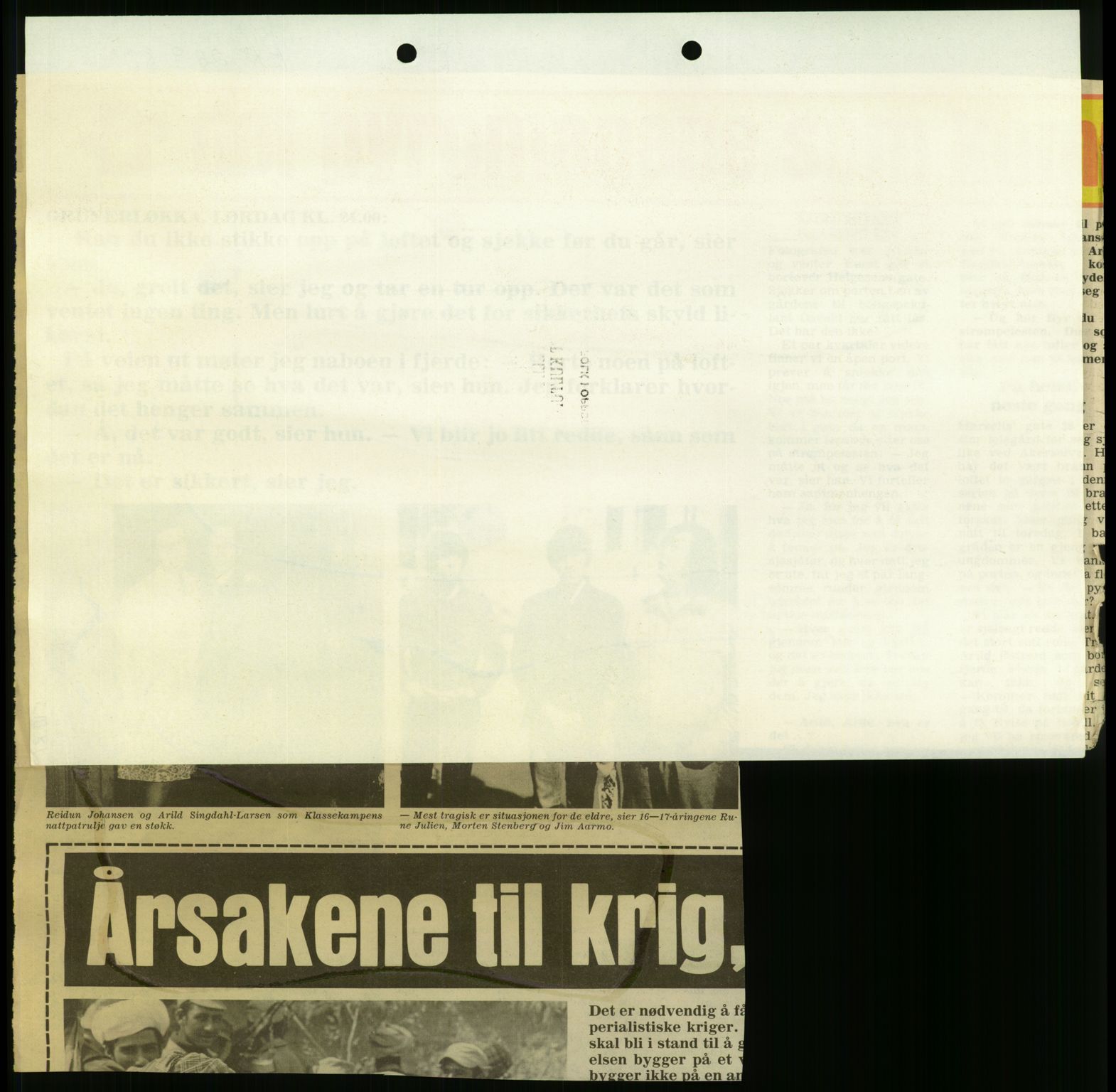 Turid Eikvam, AV/RA-PA-1457/F/Fa/L0009: Diverse, 1979-1981, p. 612