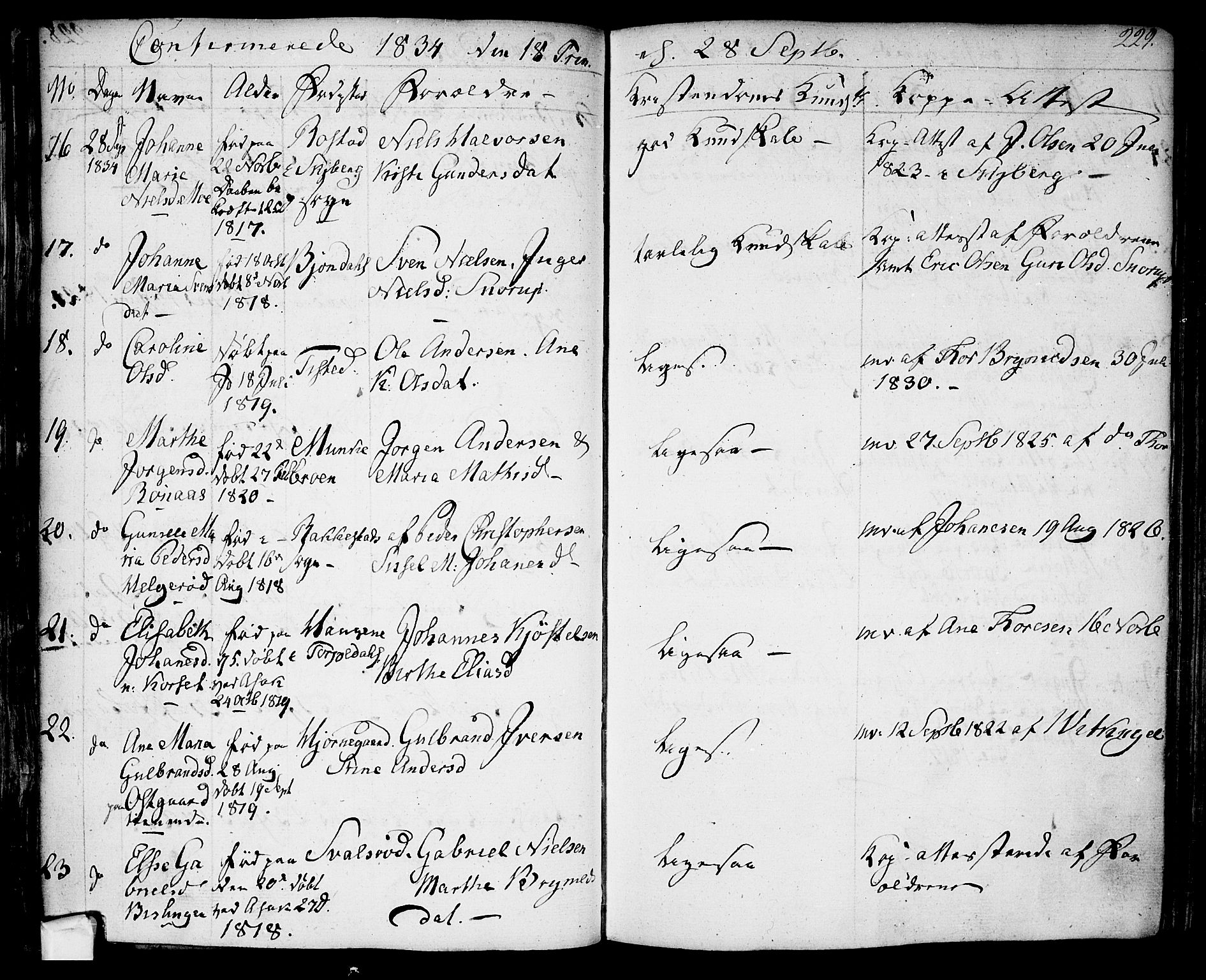 Berg prestekontor Kirkebøker, AV/SAO-A-10902/F/Fa/L0003: Parish register (official) no. I 3, 1832-1842, p. 229