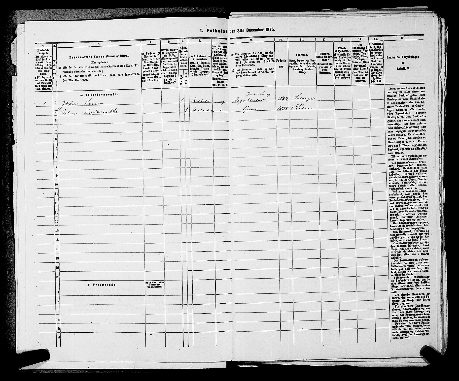 SAKO, 1875 census for 0627P Røyken, 1875, p. 70