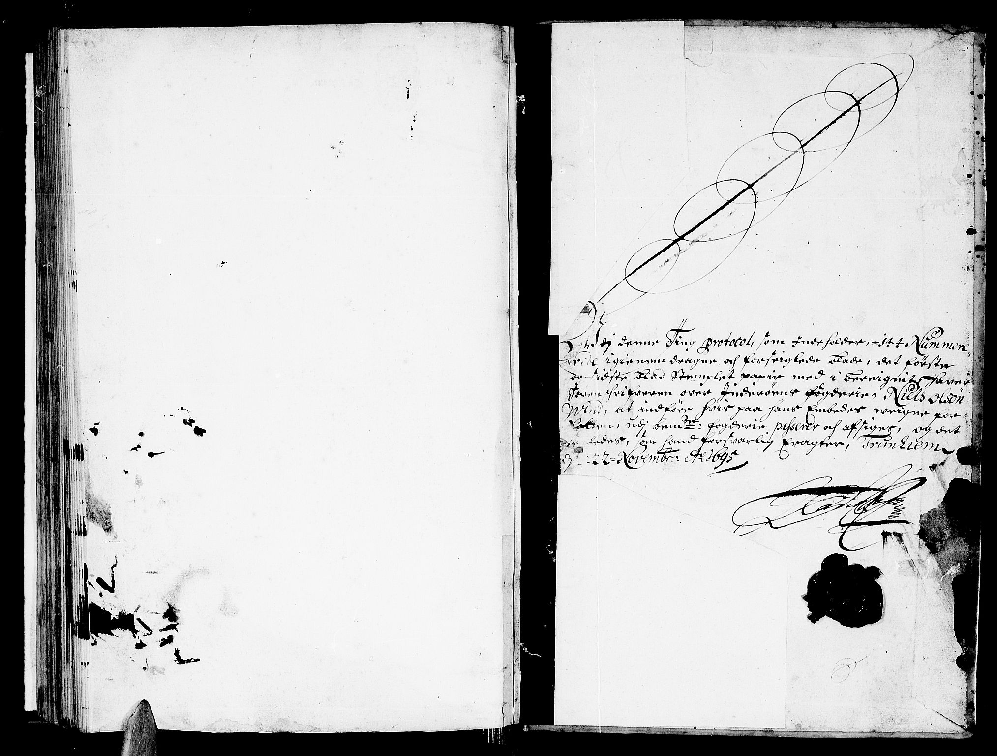 Inderøy sorenskriveri, SAT/A-4147/1/1/1A/L0003: Tingbok, 1696-1699