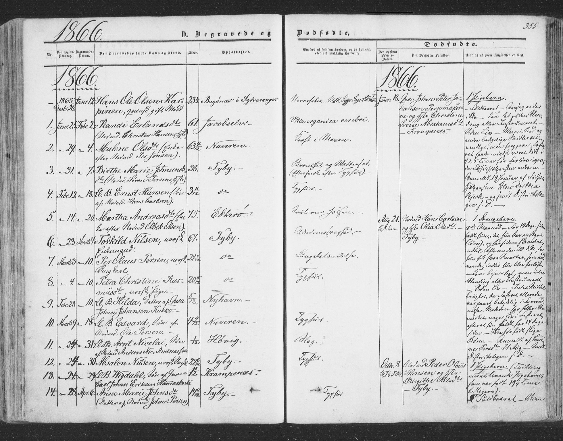Vadsø sokneprestkontor, SATØ/S-1325/H/Ha/L0004kirke: Parish register (official) no. 4, 1854-1880, p. 355