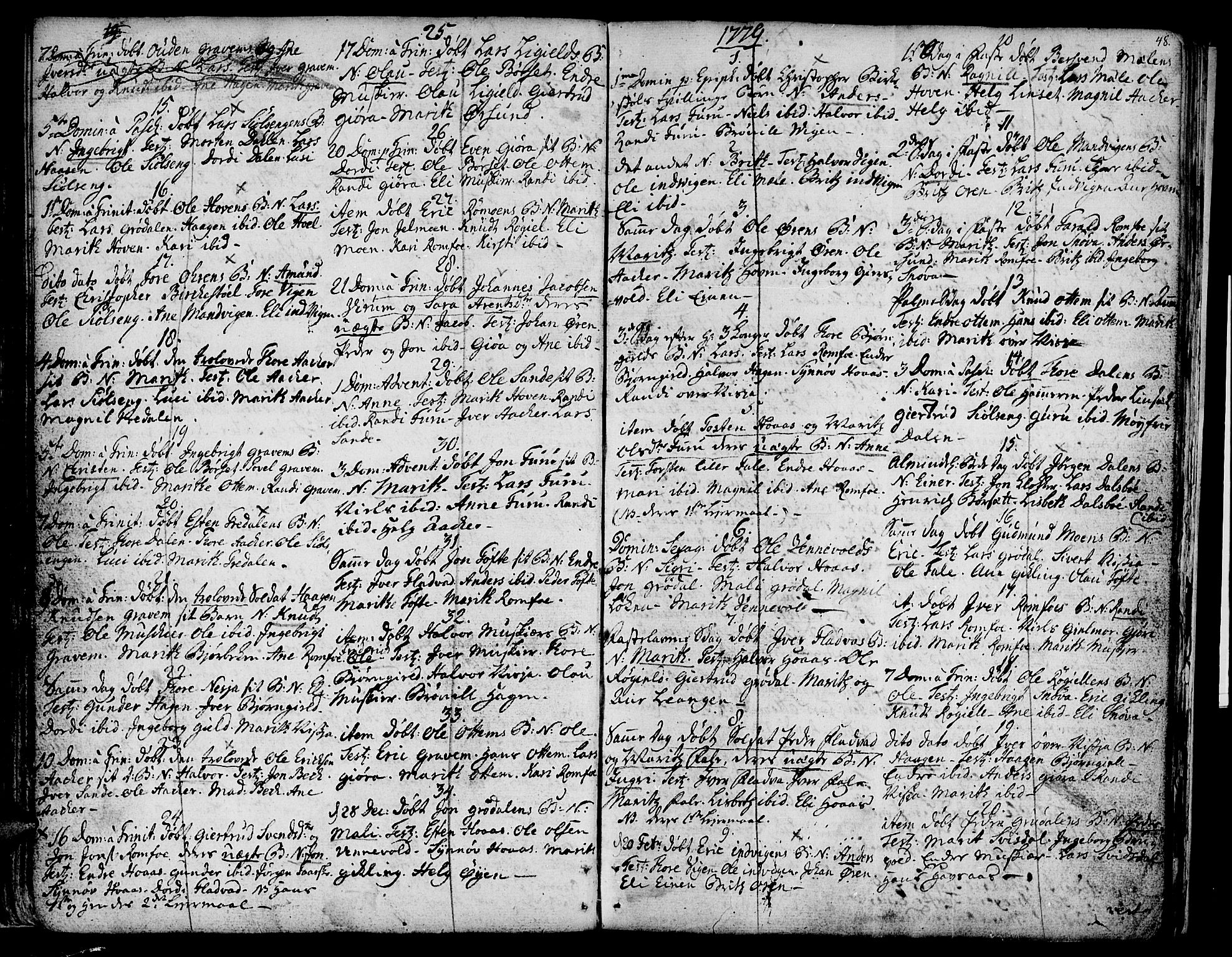 Ministerialprotokoller, klokkerbøker og fødselsregistre - Møre og Romsdal, SAT/A-1454/590/L1007: Parish register (official) no. 590A01, 1752-1793, p. 48