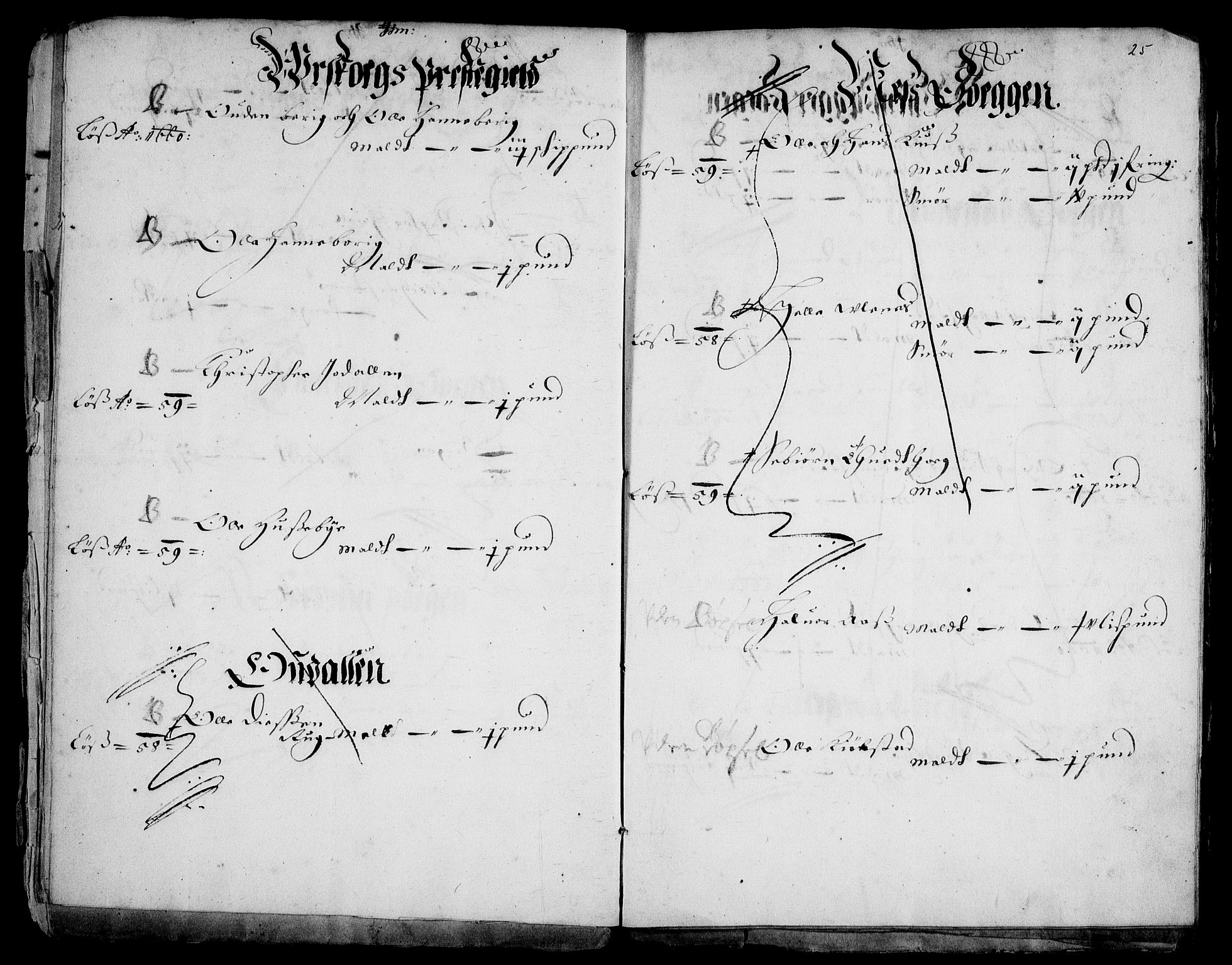 Rentekammeret inntil 1814, Realistisk ordnet avdeling, AV/RA-EA-4070/Fc/Fca/L0001/0003: [Ca I]  Akershus stift / Kristiania kapitels jordebok, 1662, p. 24-25