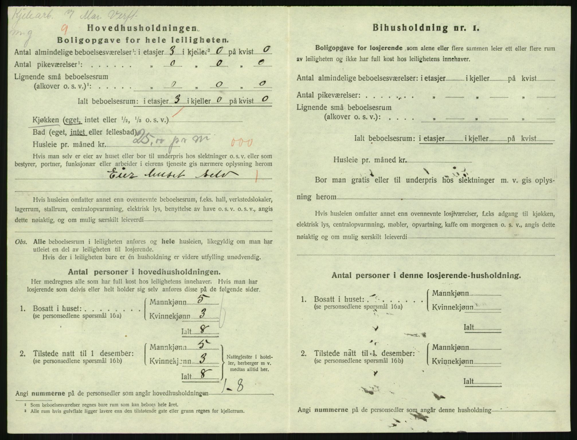 SAKO, 1920 census for Horten, 1920, p. 6258